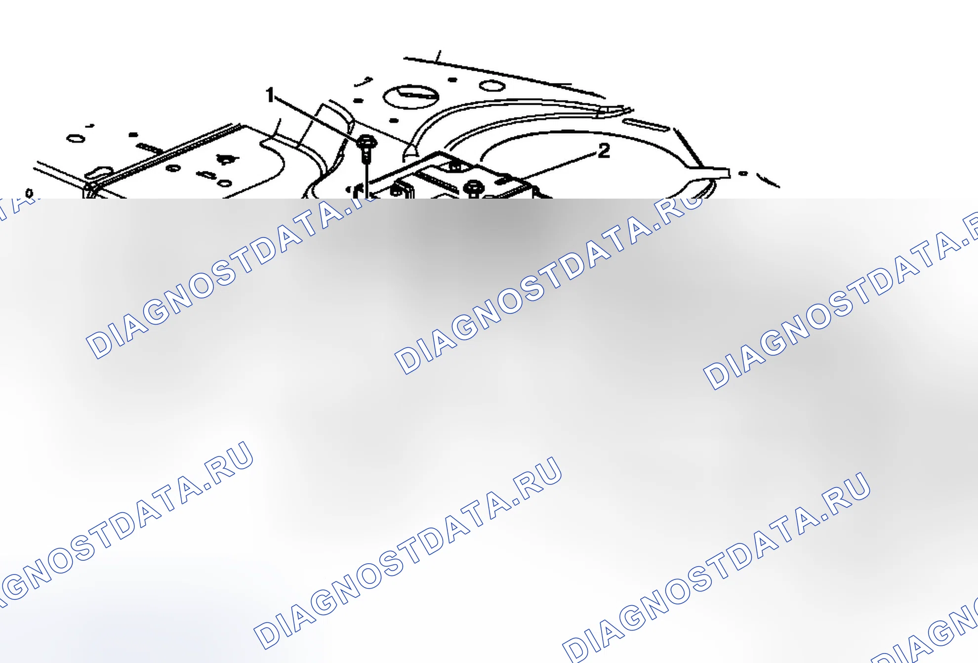 Рис. 20: Замена цифрового радиоприемника. Chevrolet Malibu VII