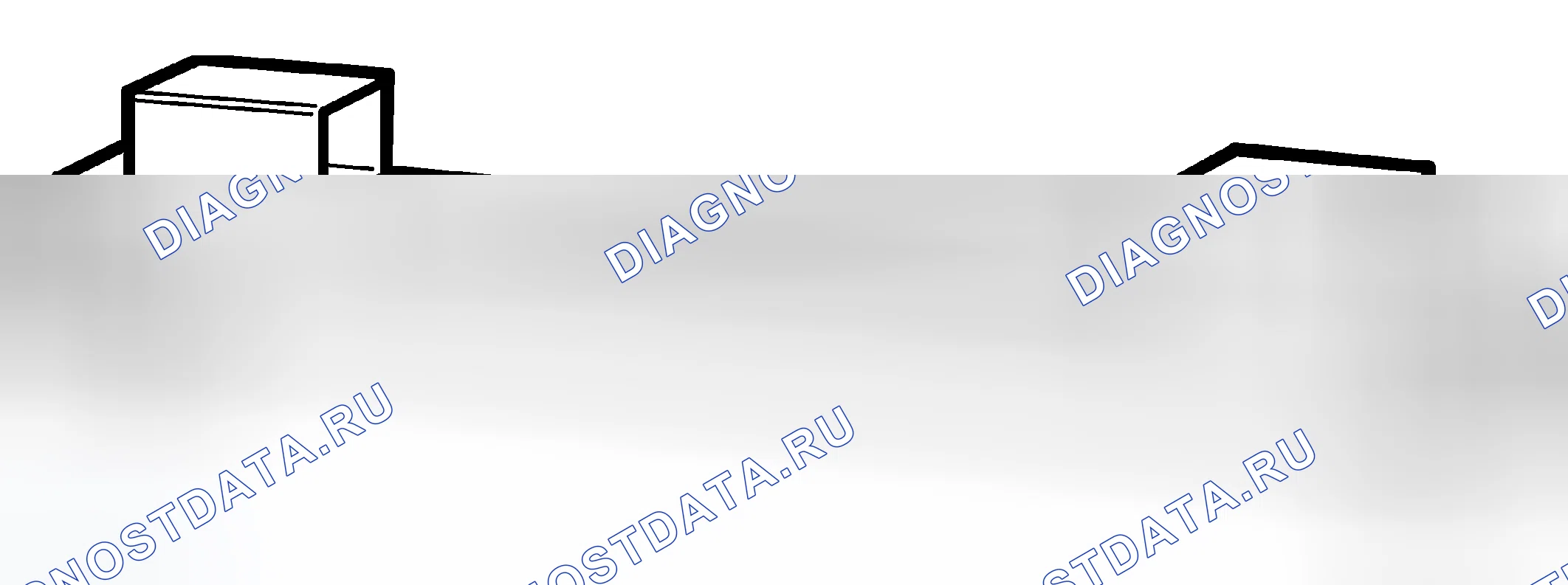 Рис. 254: 83 94 827 Держатель, задний. Kia Optima I рестайлинг