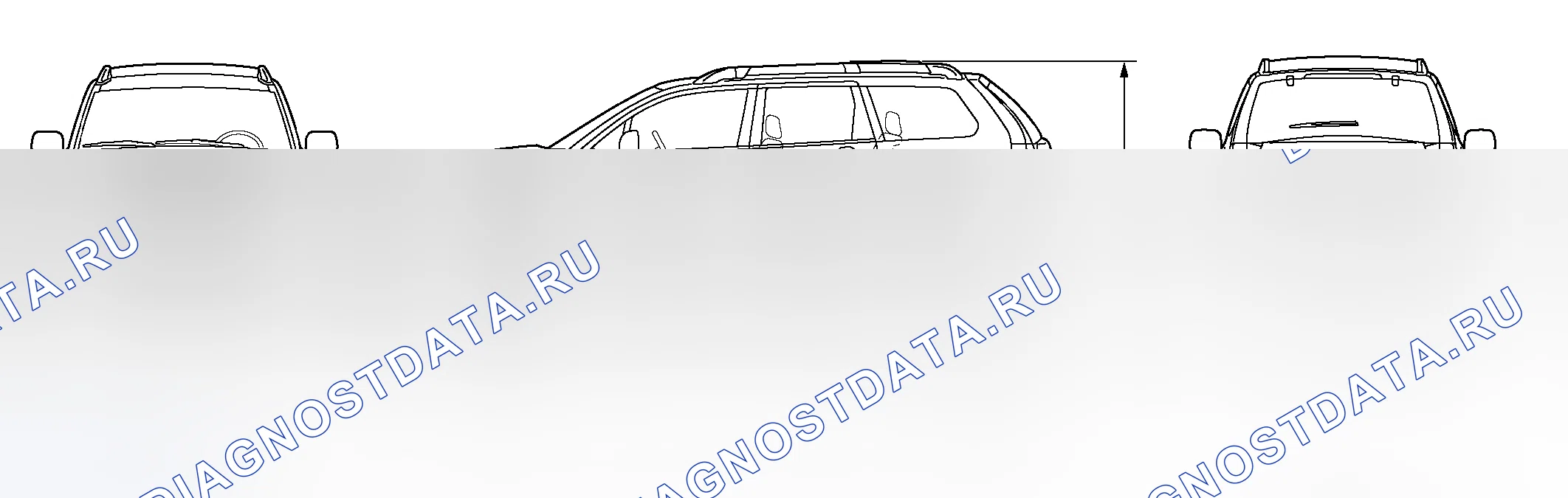 Рис. 44: ОБЩИЕ ДАННЫЕ И СПЕЦИФИКАЦИИ. Mitsubishi Endeavor I
