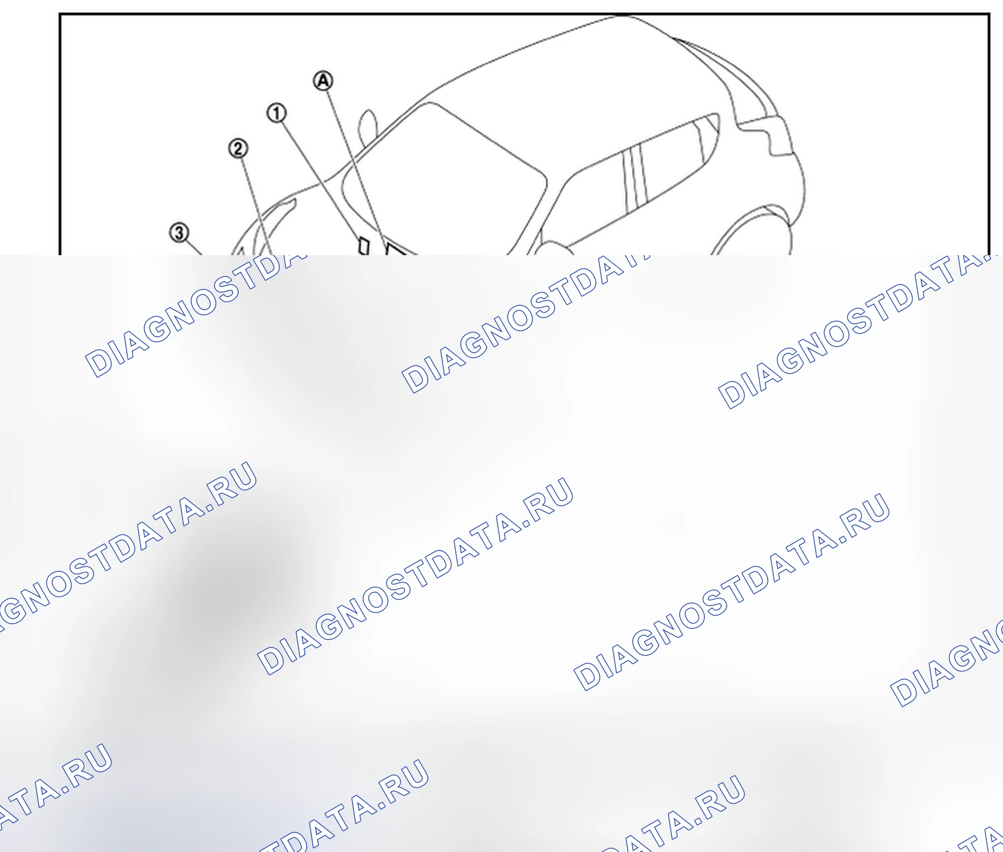 Рис. 68: Расположение компонентов. BMW 4 серия F32/F33 рестайлинг
