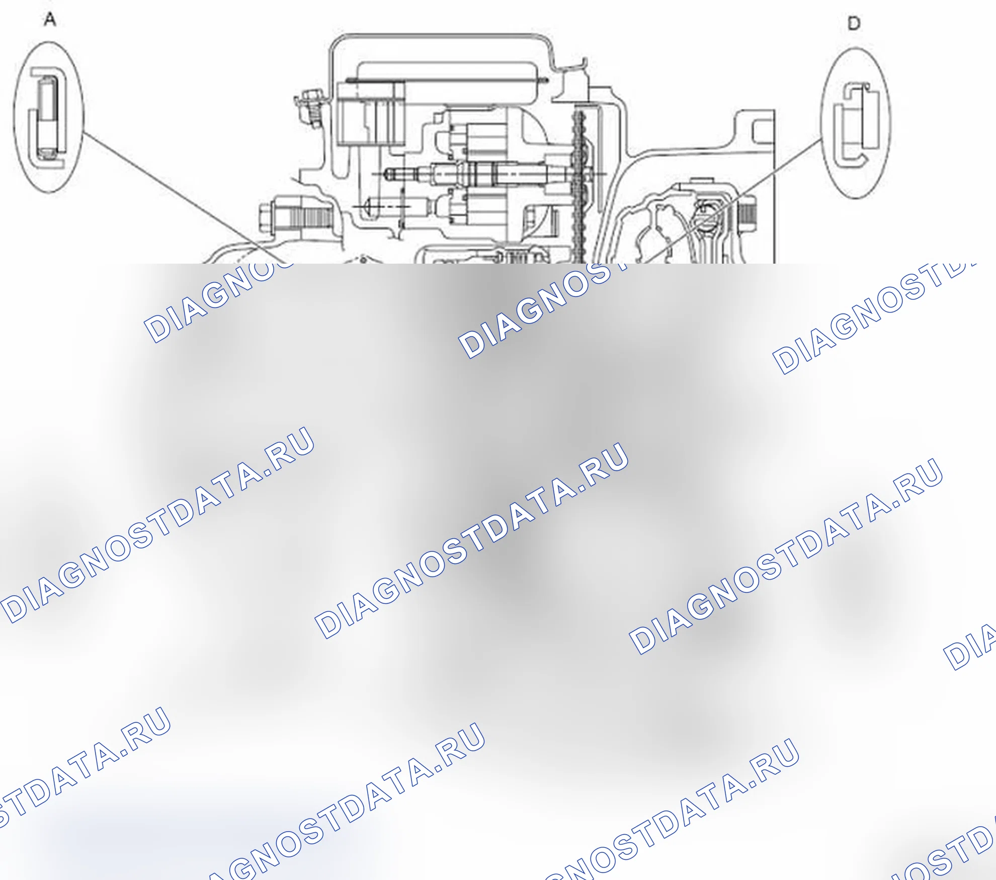 Рис. 237: ИДЕНТИФИКАЦИЯ ИГОЛЬЧАТЫХ ПОДШИПНИКОВ. Mitsubishi Lancer Ralliart X рестайлинг