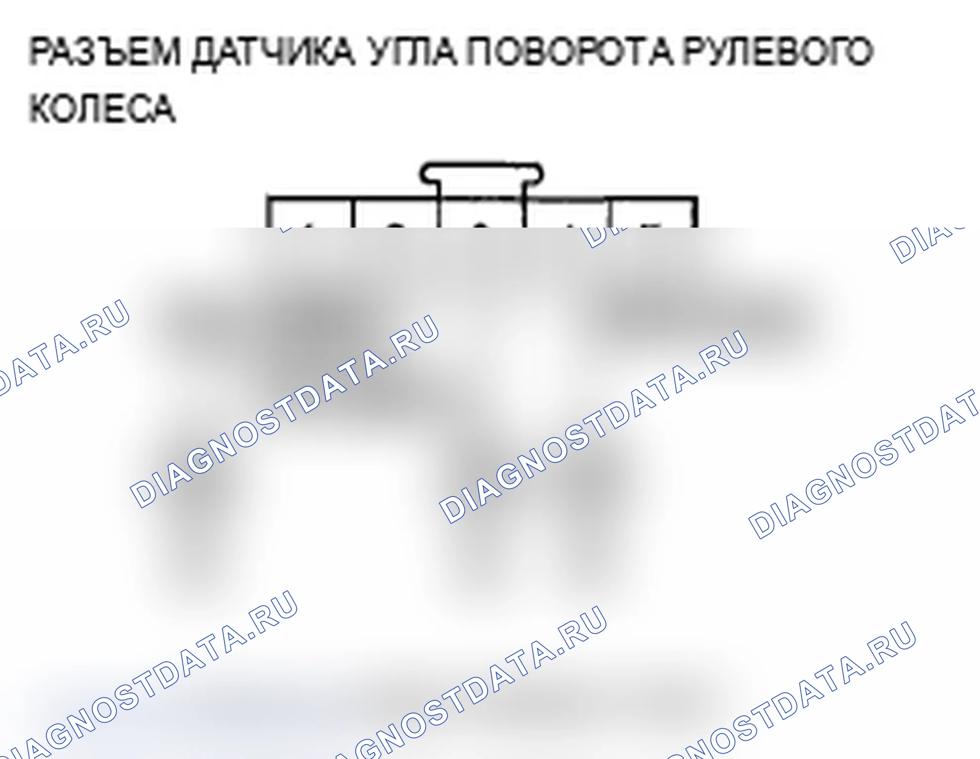 Рис. 6: B2125 расшифровка кода ошибки: ошибка сигнала датчика угла поворота. Acura RL II