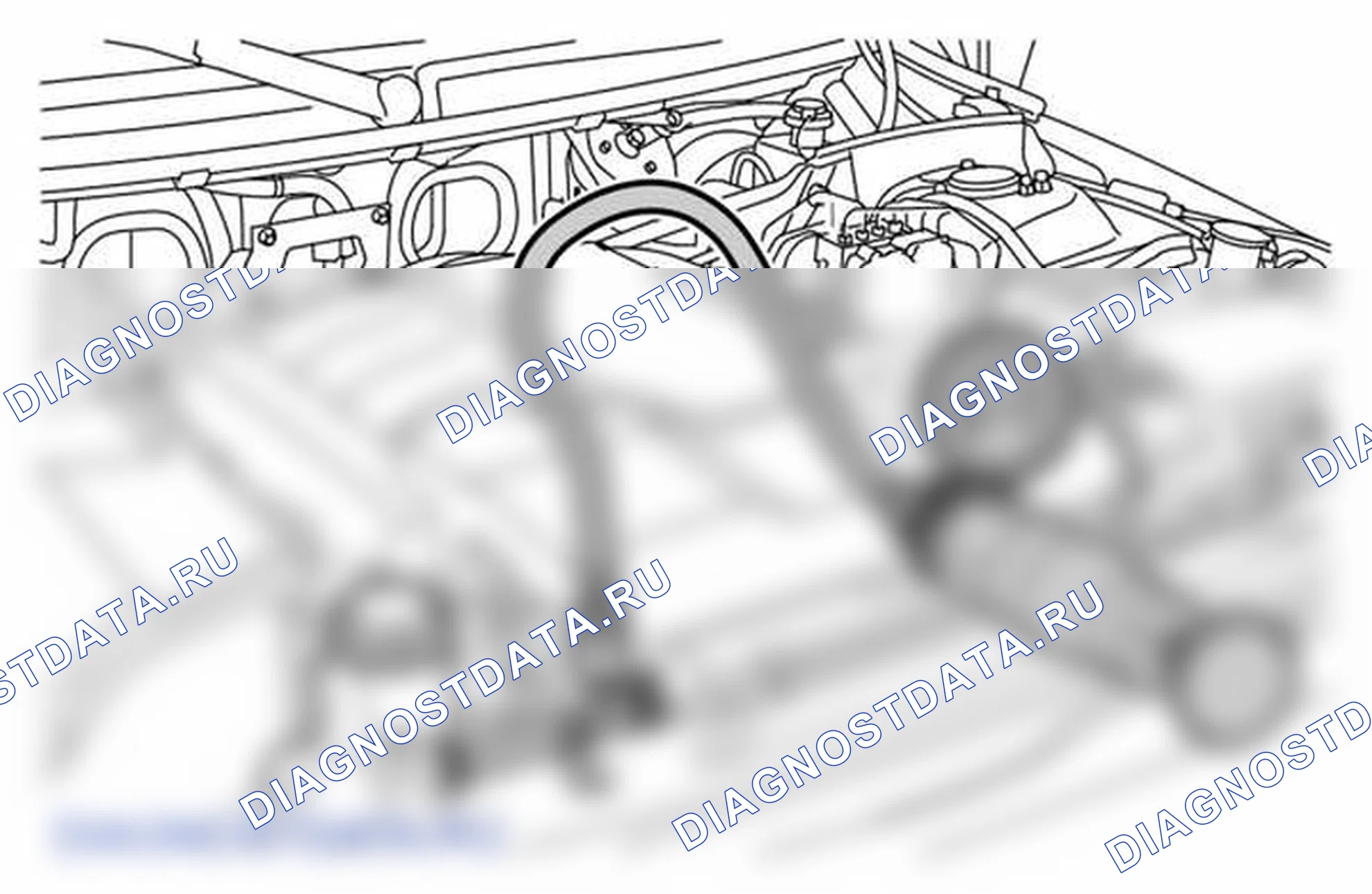 Рис. 55: ОПРЕССОВКА СИСТЕМЫ ОХЛАЖДЕНИЯ. Land Rover Range Rover L322