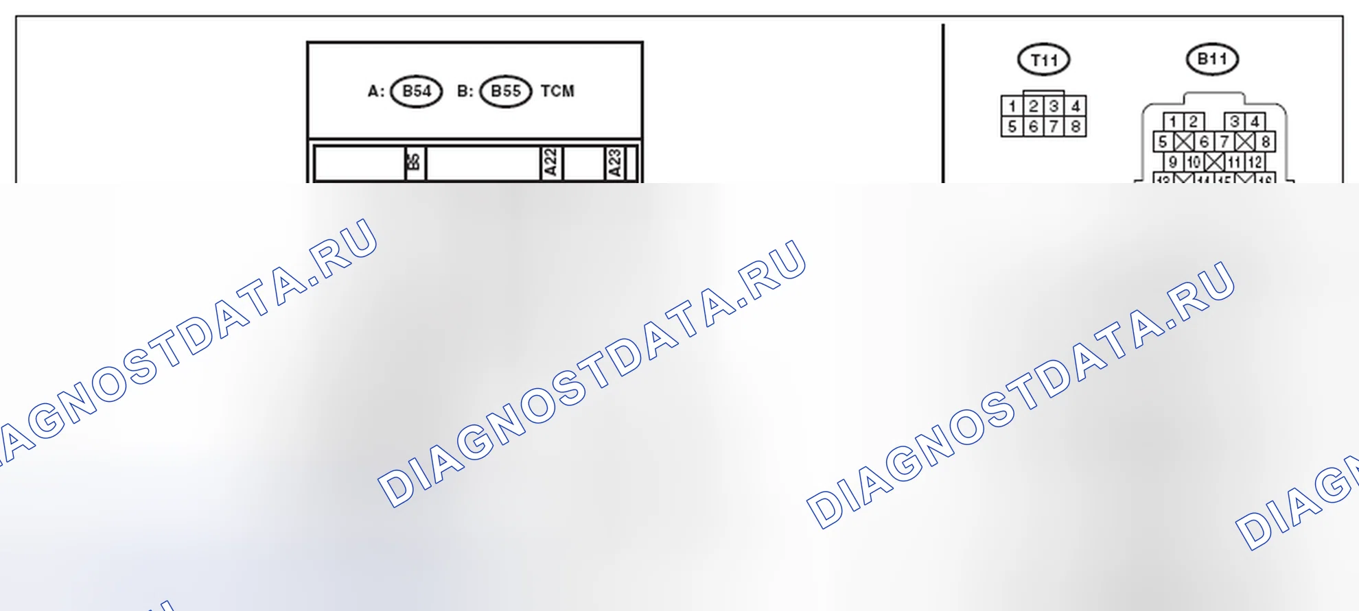 Рис. 781: электросхема. Subaru Legacy BM/BR рестайлинг