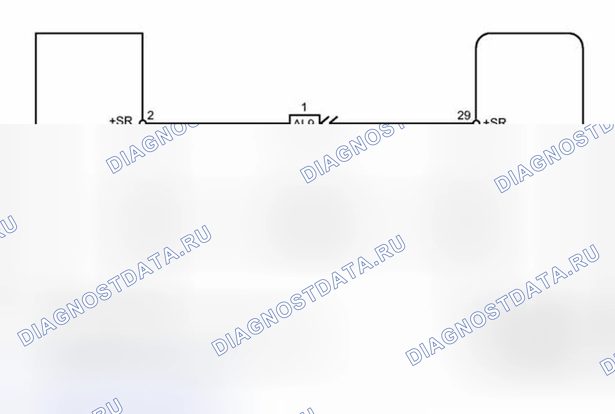 Рис. 435: электросхема. Toyota Prius PHV pre-III