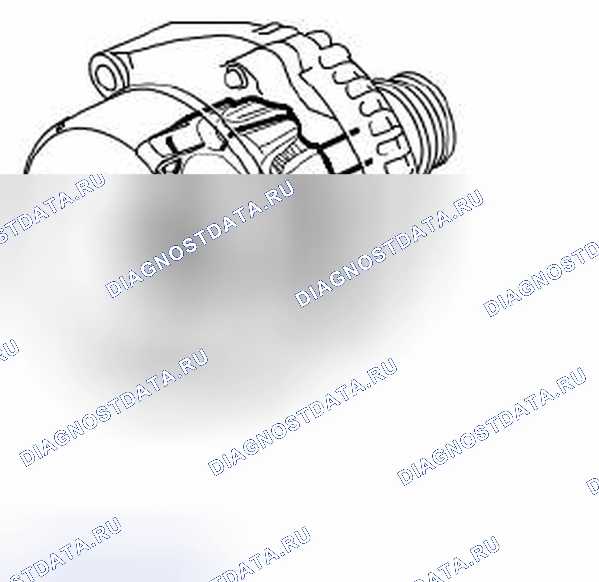 Рис. 41: Ротор с токосъемными кольцами. Kia Picanto III