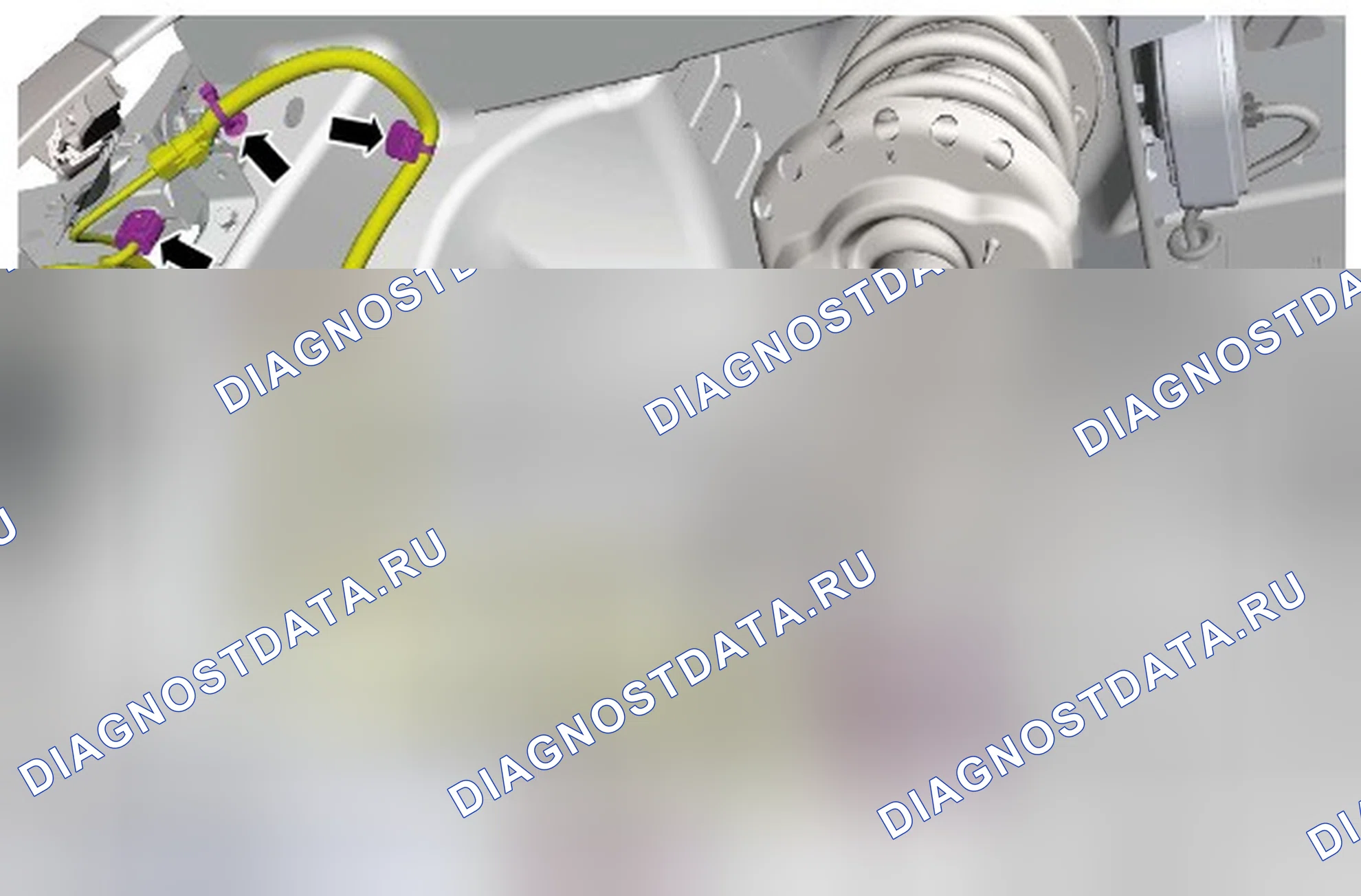 Как снять и установить жгут электропроводки моторного отделения. Ford S-MAX I