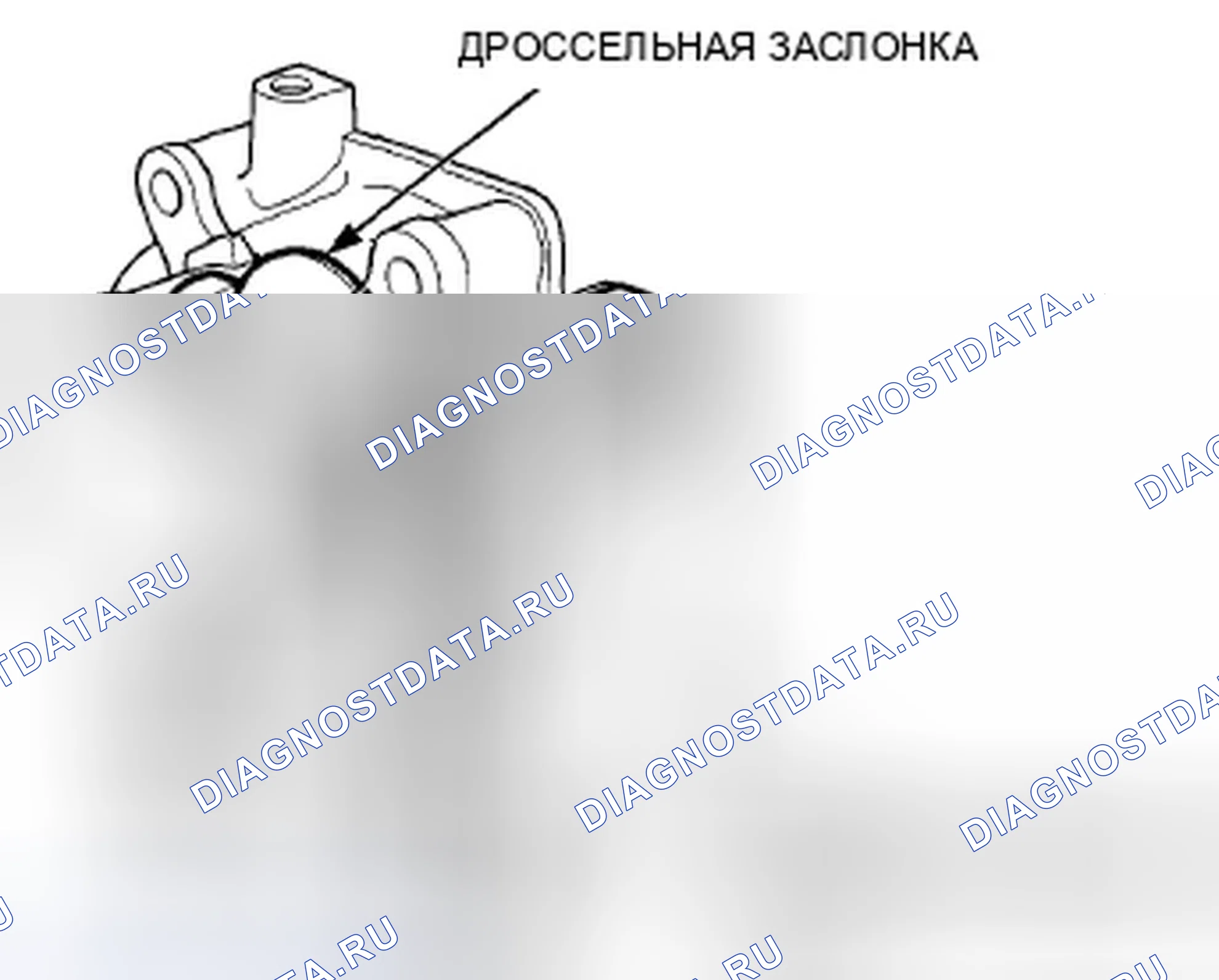 Рис. 1022: Корпус дросселя. Honda Accord VIII рестайлинг