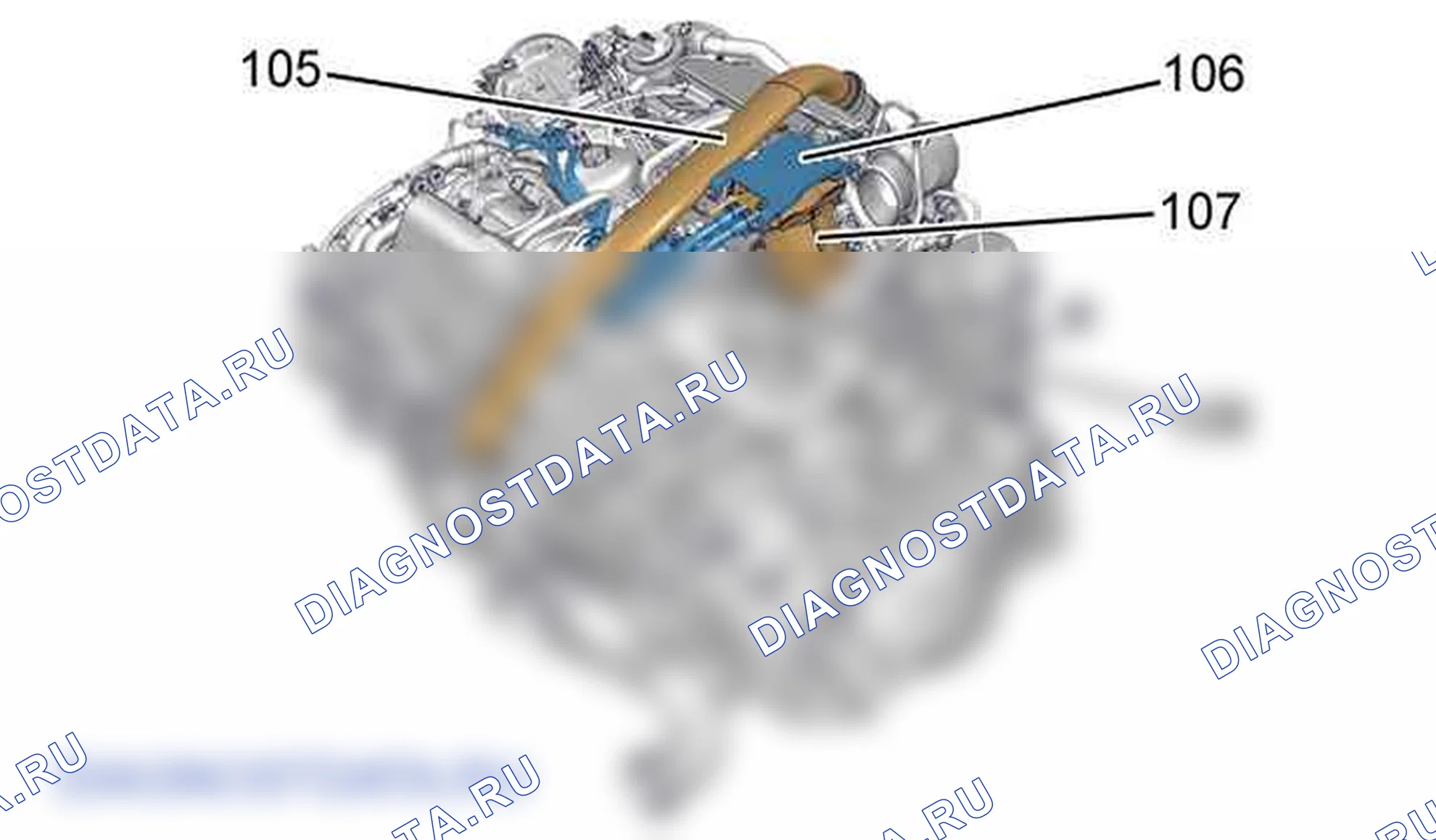 Повторная установка: двигателя — b1cm07td. Citroen C5 II