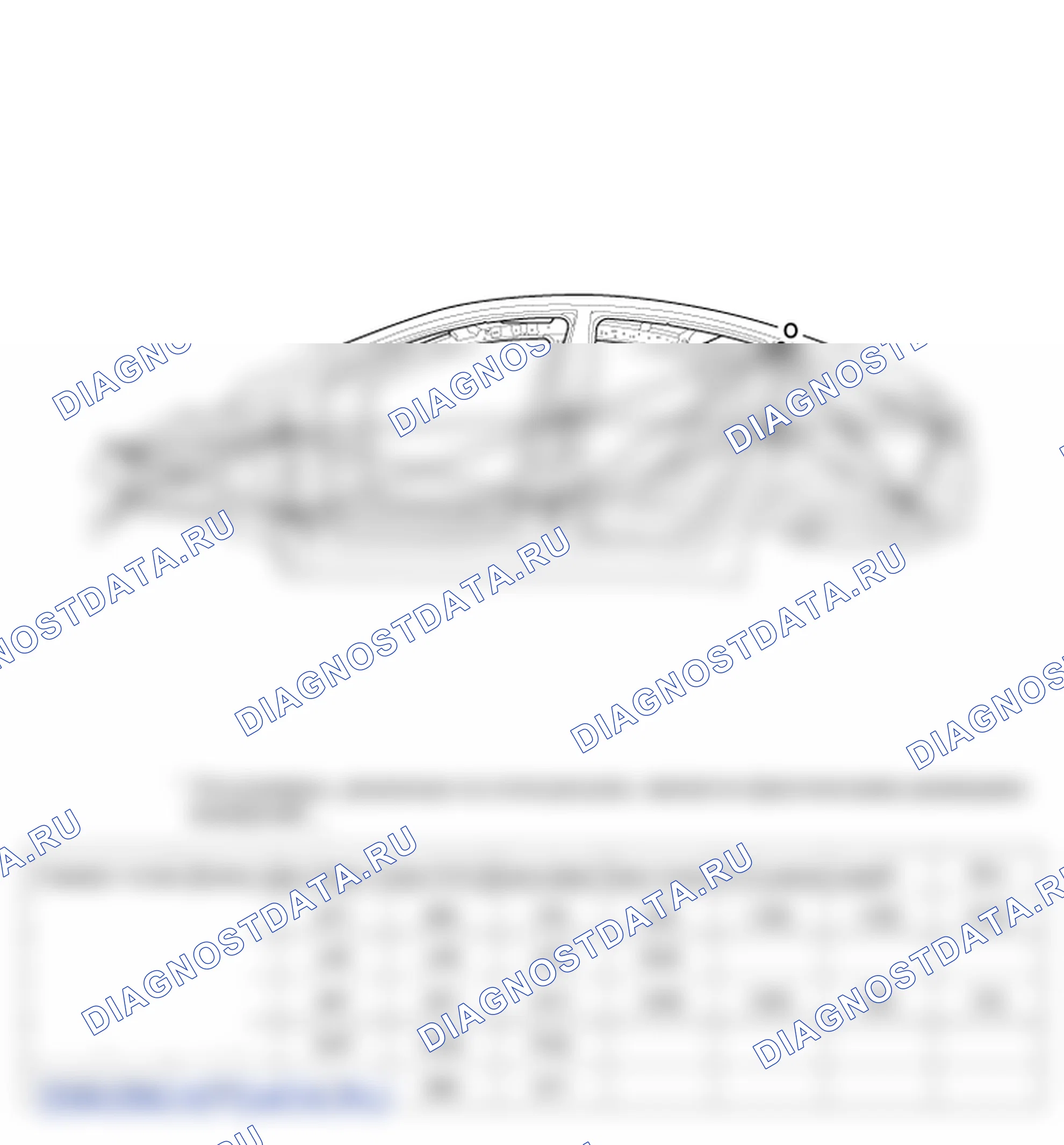 Размерная диаграмма — 4дор. Hyundai Elantra V рестайлинг