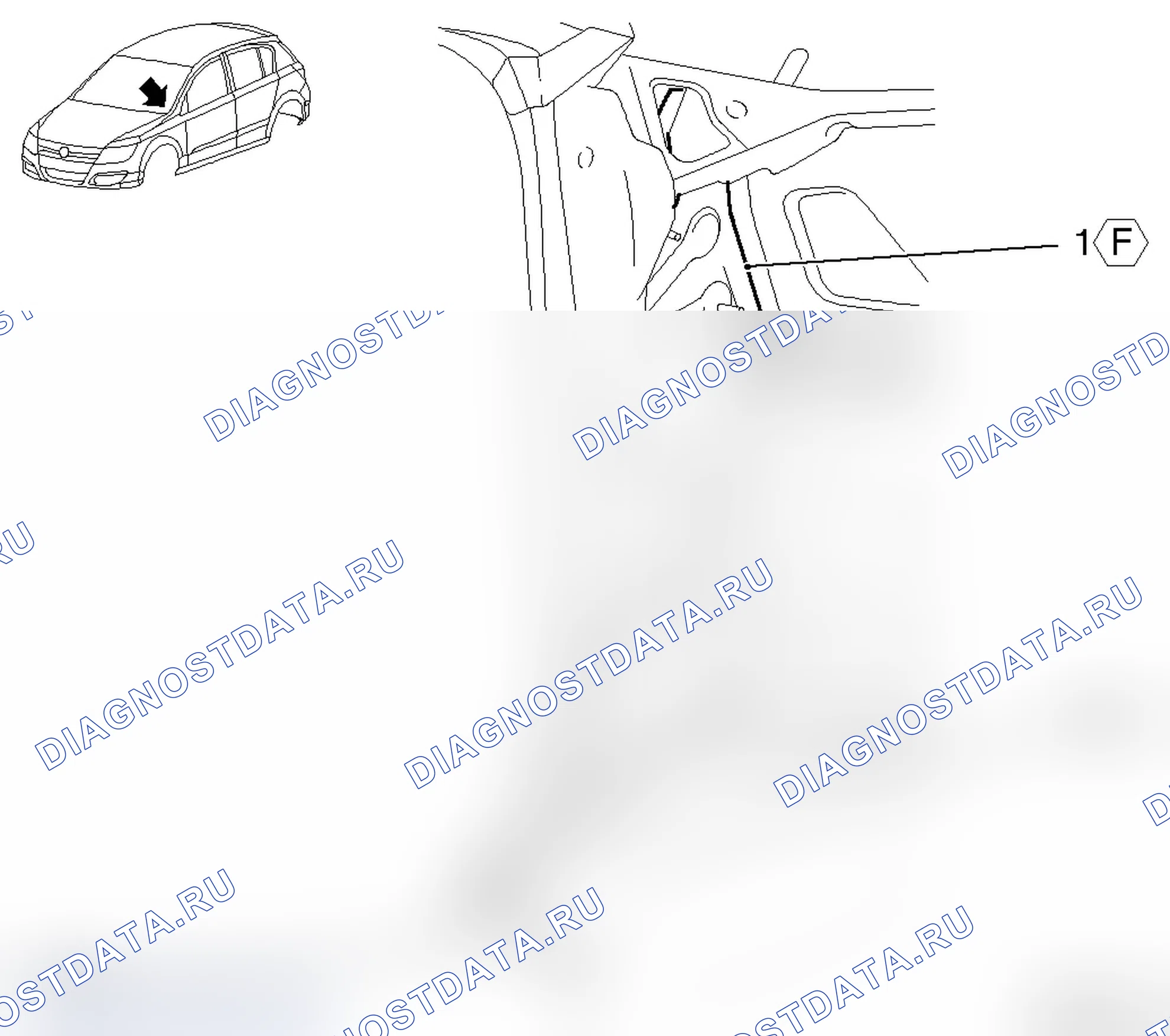 Противокоррозионные мероприятия по уплотнению швов. Opel Astra H