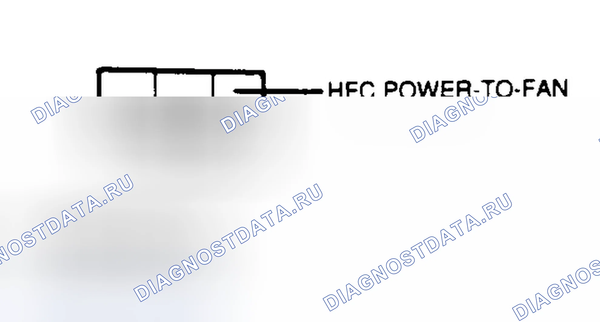 Рис. 103: Разъем проводки реле HFC (1.9L). Ford Escort V рестайлинг