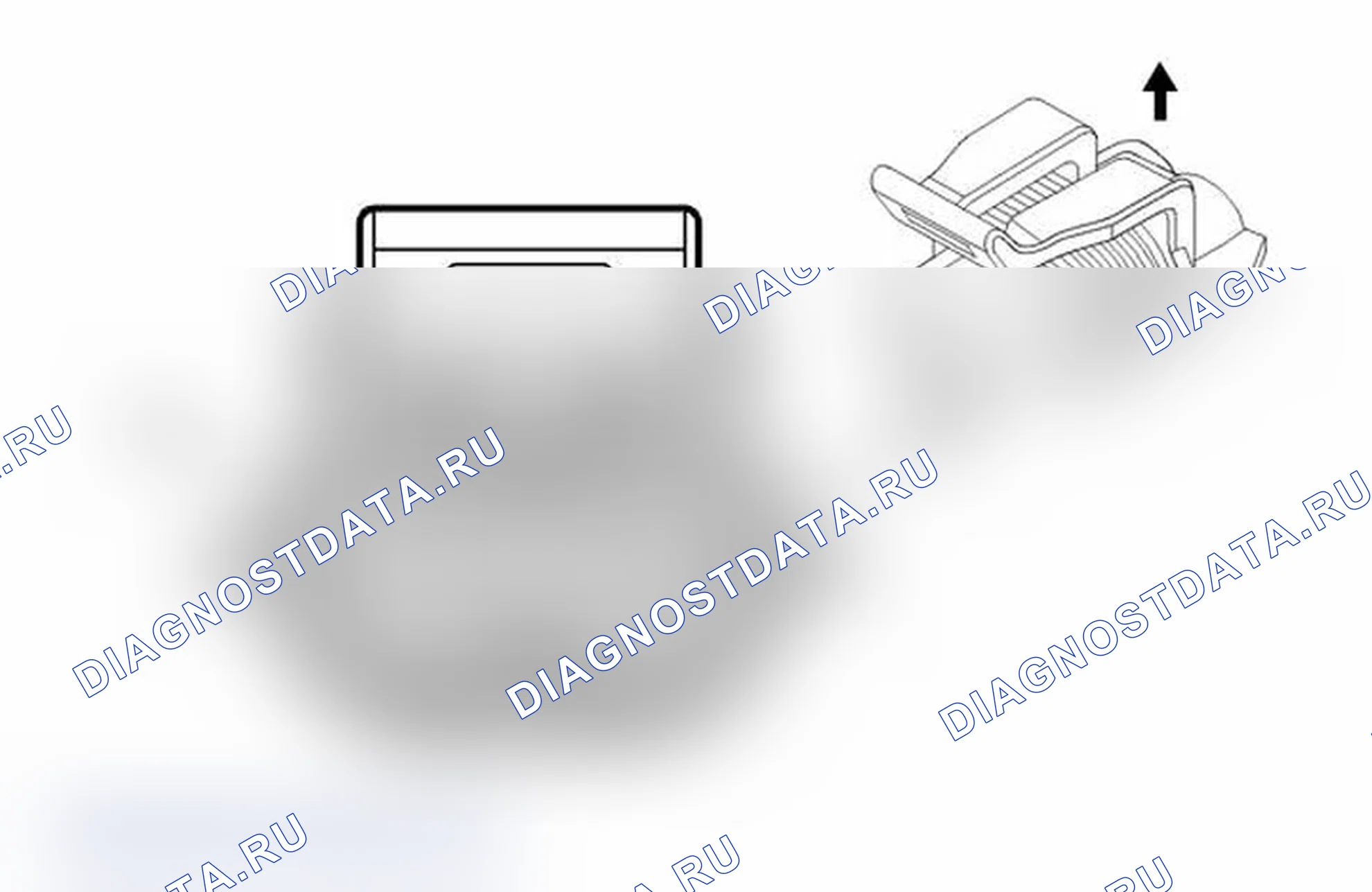 Рис. 7: Дифференциальный переключатель тормозного давления (облегченный режим). Chevrolet RV Cutaway G3500 