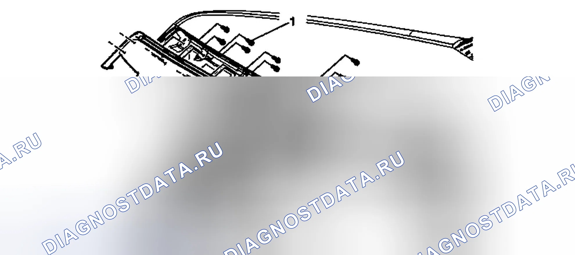 Рис. 14: Замена передней верхней решетки. Chevrolet Captiva I рестайлинг 2