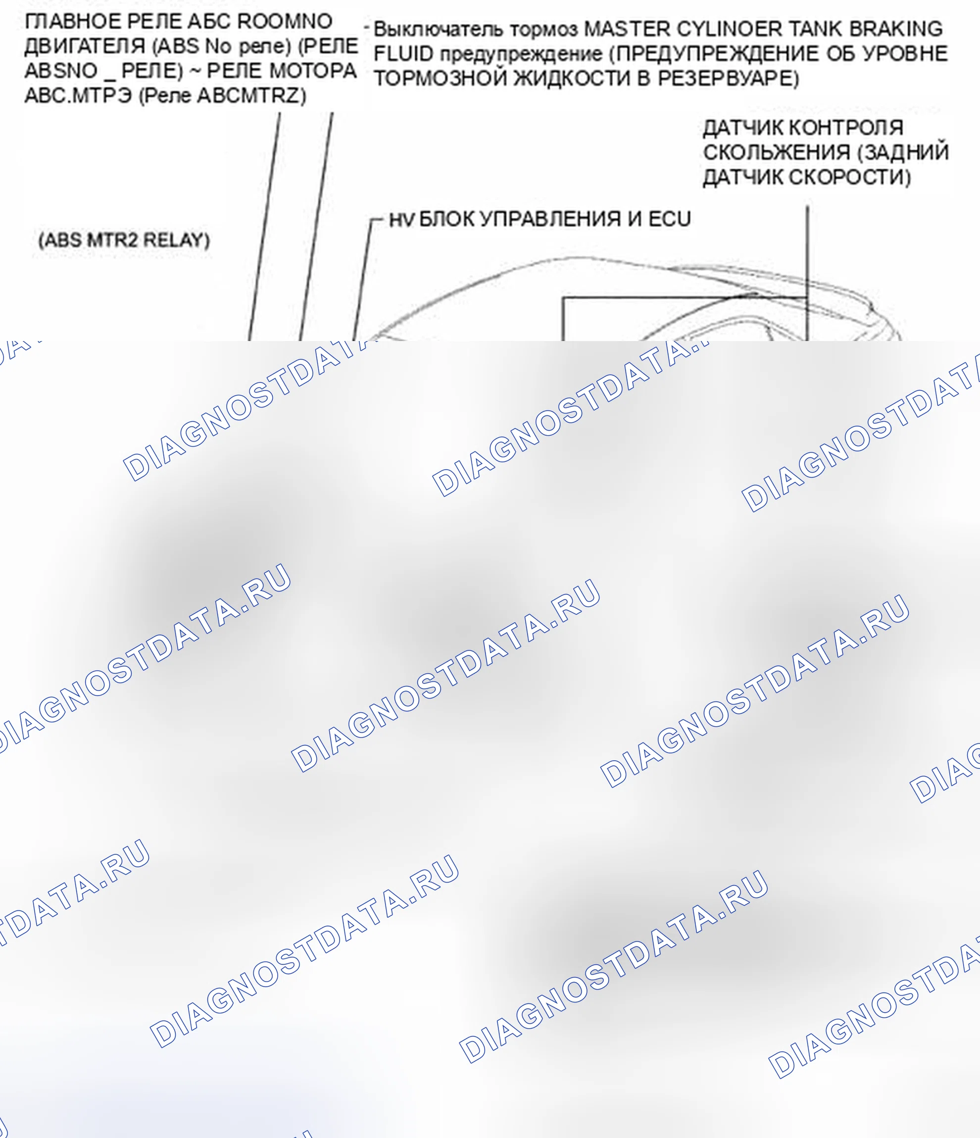 Рис. 186: РАСПОЛОЖЕНИЕ ДЕТАЛЕЙ. Toyota Camry XV40