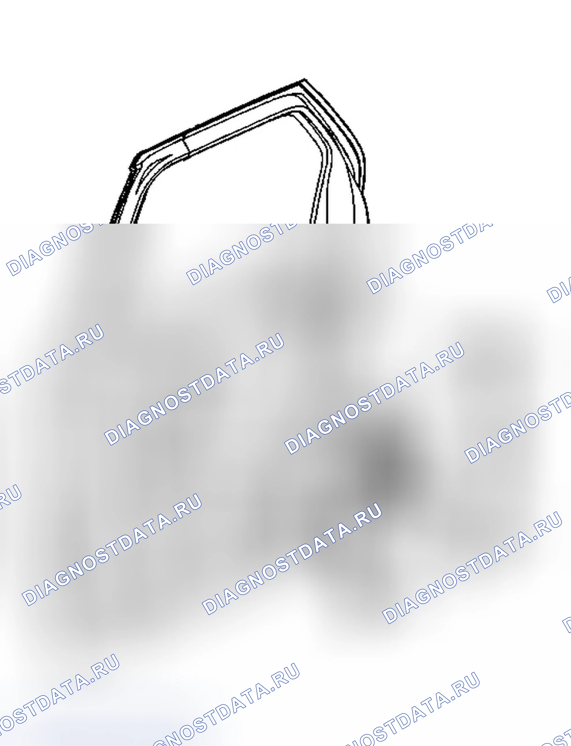 Рис. 64: Порядок демонтажа. Buick Rendezvous I