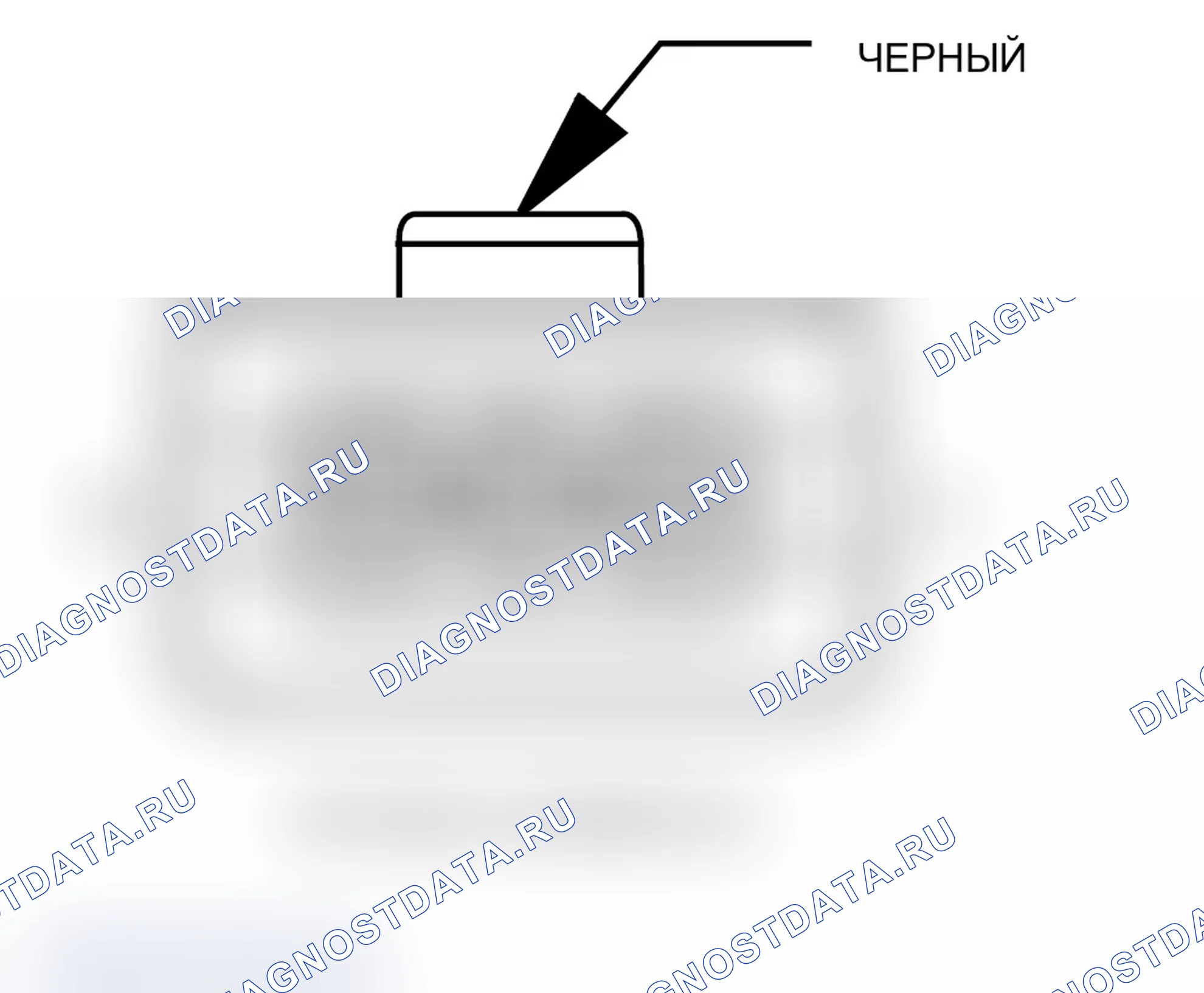 Рис. 107: Вид с торца разъема Coil On Plug 3. Chrysler Crossfire I final