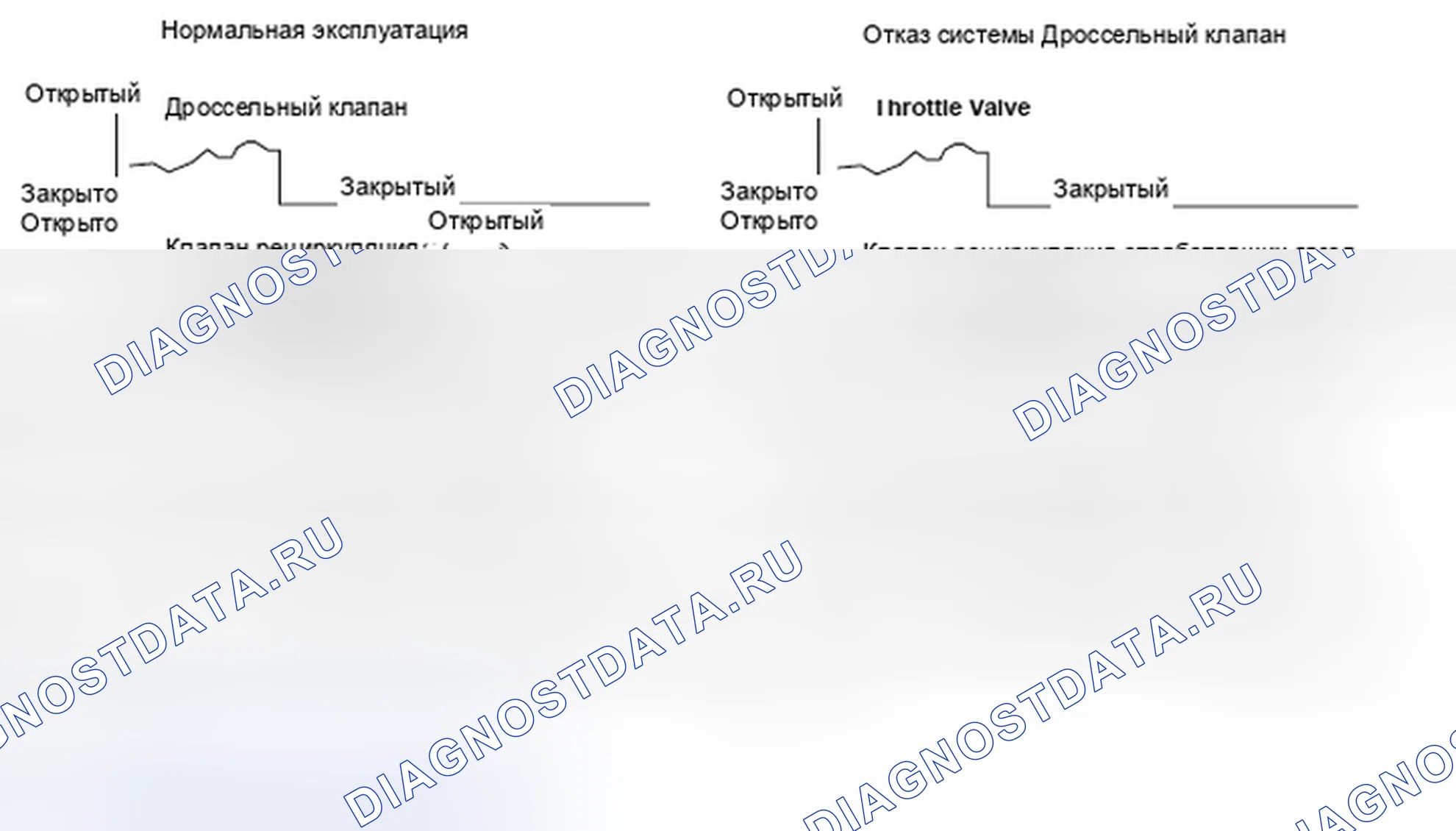 Рис. 356: График работы системы рециркуляции отработавших газов (рециркуляция отработавших газов). Honda Insight I