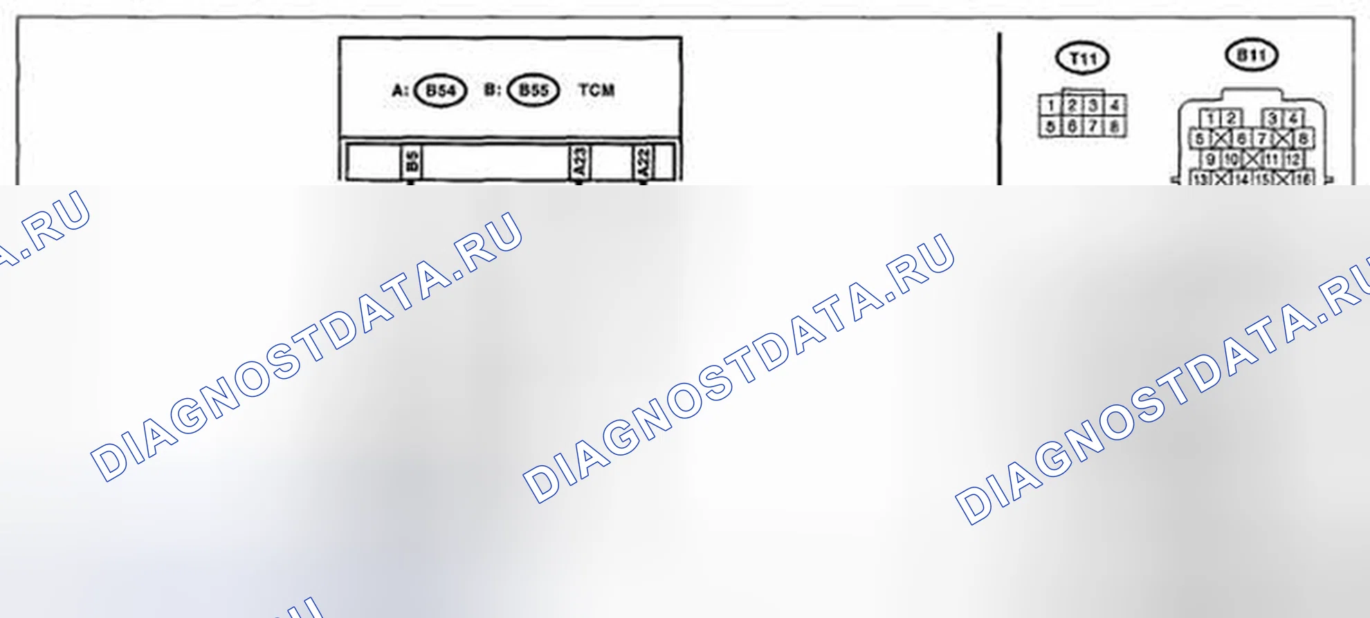 Рис. 633: электросхема. Subaru Legacy BM/BR