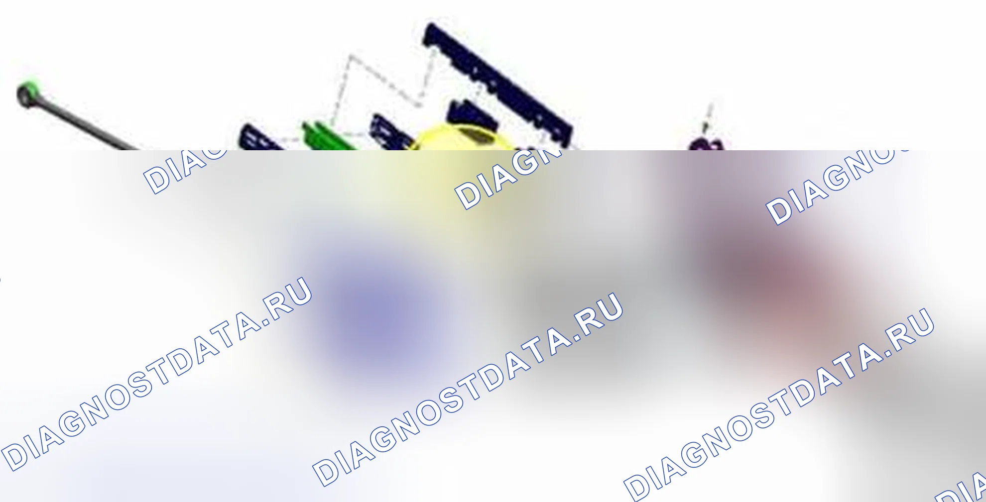 Рис. 210: Расположение компонентов. Hyundai Veracruz I