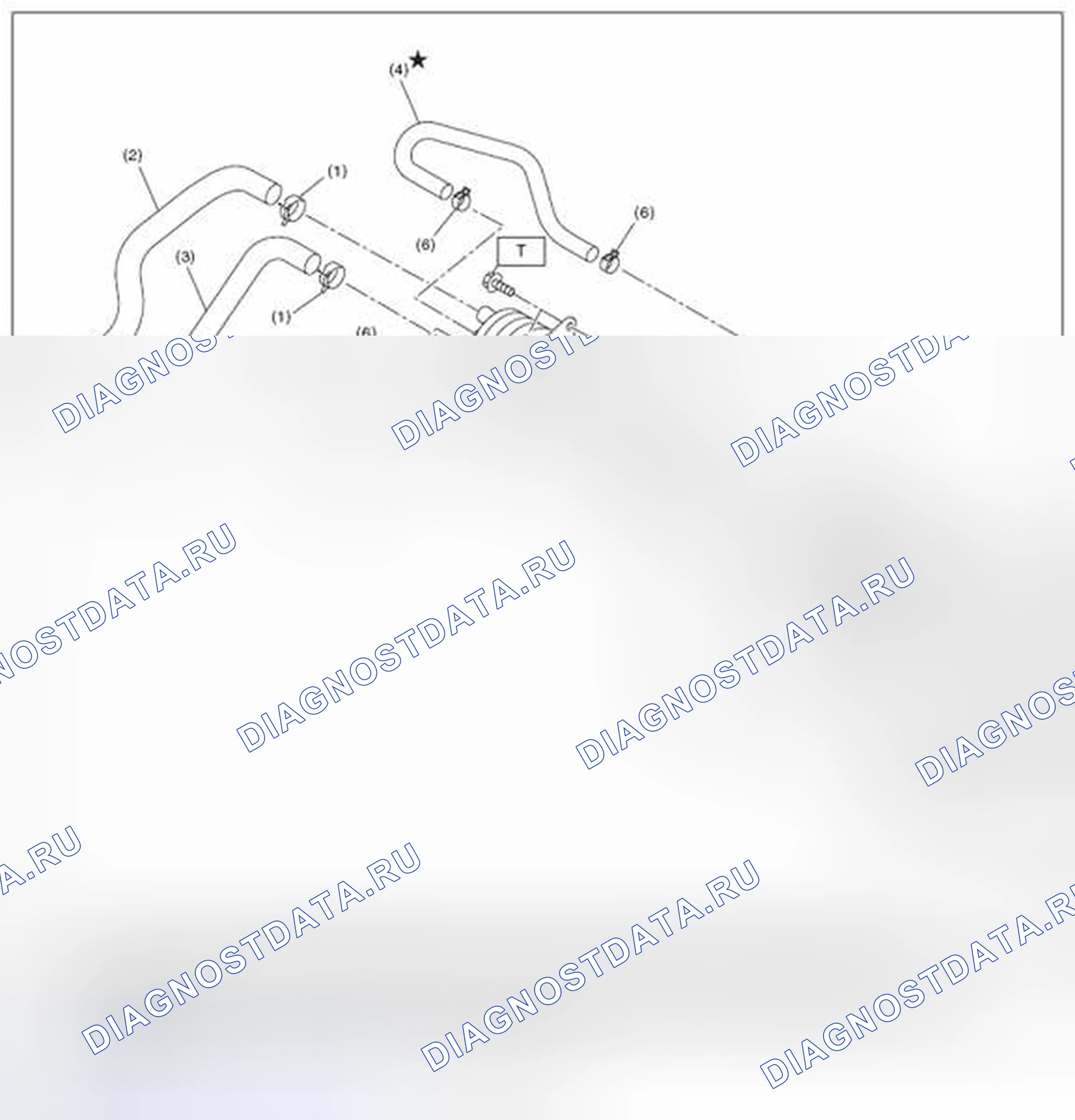 Рис. 487: КУЛЕР CVTF (С ФУНКЦИЕЙ ПОДОГРЕВА). Subaru Forester SJ