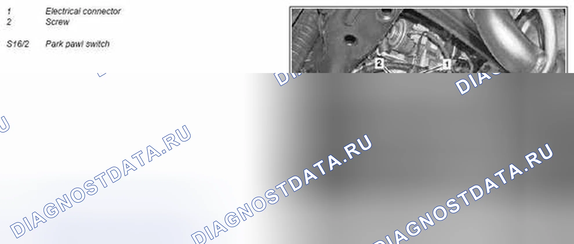 Рис. 105: Снятие / установка переключателя парковочной собачки - AR26.19-P-xtegx1 0050MCU. Kia Soul I