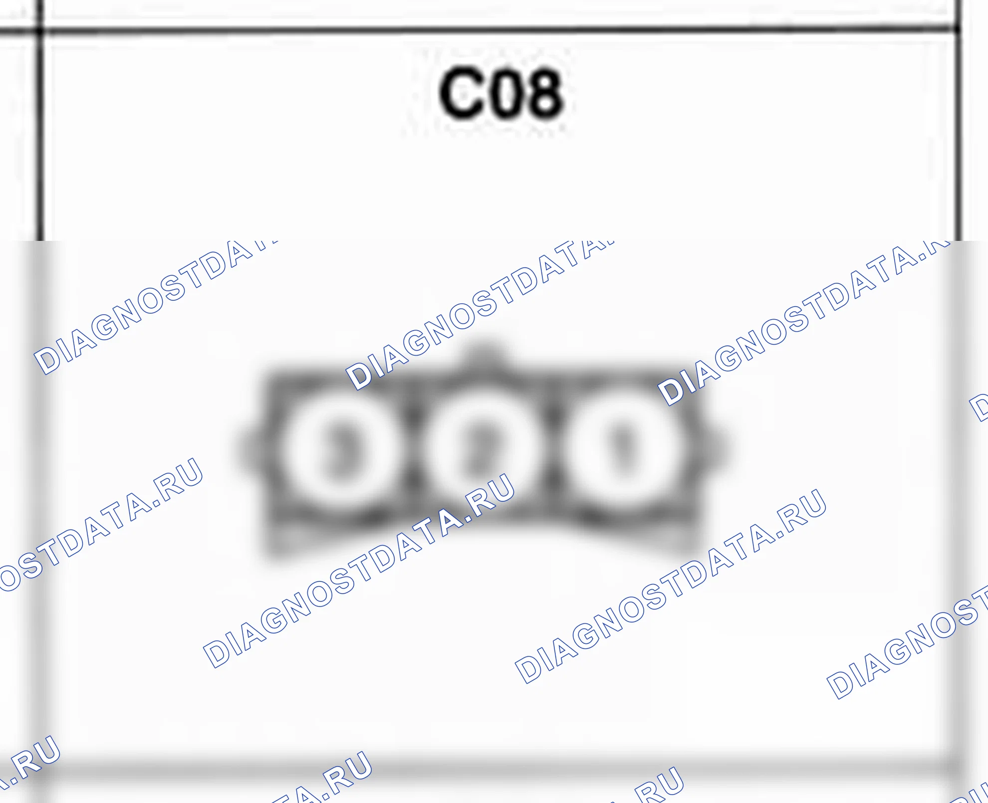 Распиновка разъёма C08 — жгута управления. Hyundai Accent LC