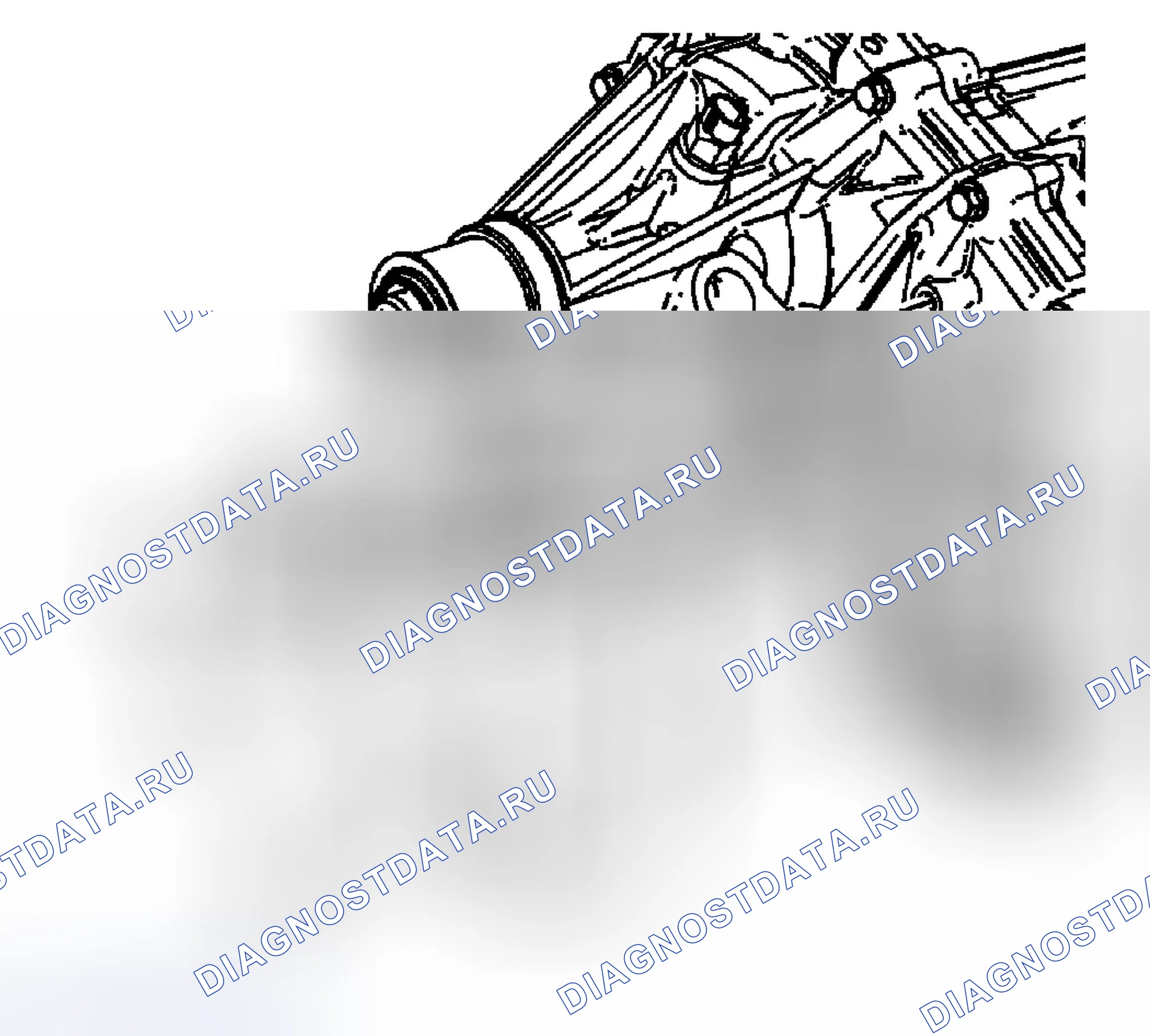 Рис. 29: Двигатель датчика положения раздаточной коробки. Chevrolet Colorado I