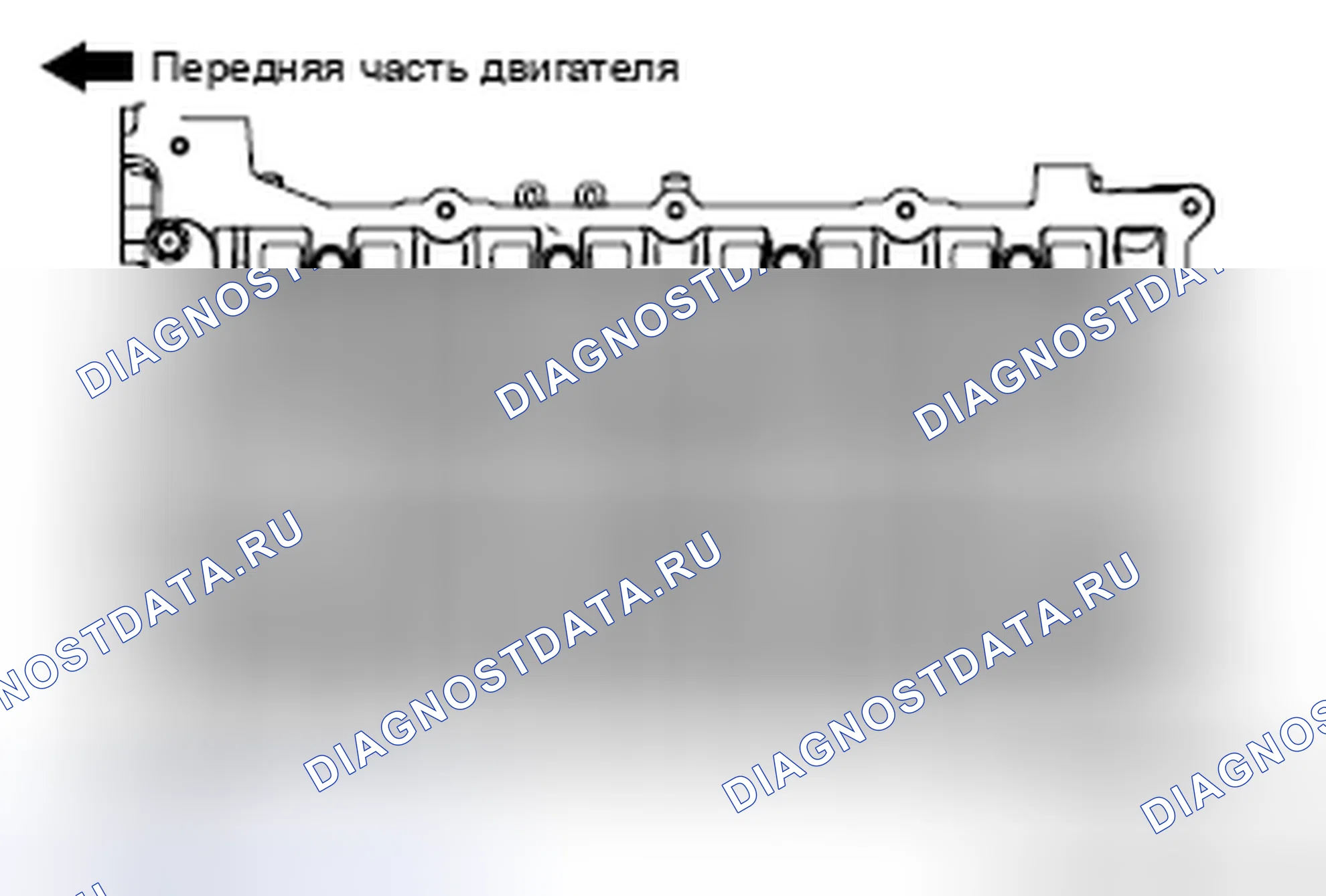 Рис. 52: < < B > > ДЕМОНТАЖ БОЛТА ГОЛОВКИ БЛОКА ЦИЛИНДРОВ / БОЛТ ГОЛОВКИ ЦИЛИНДРА В СБОРЕ. Mercedes-Benz CLA-класс C117/X117 рестайлинг