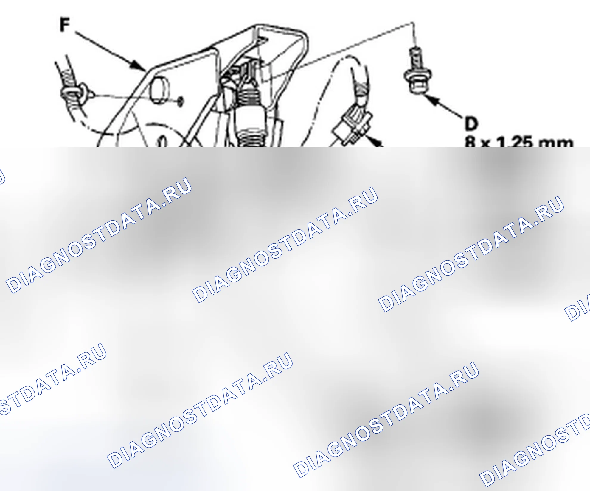 Рис. 59: Замена педали тормоза. Honda Civic VIII рестайлинг
