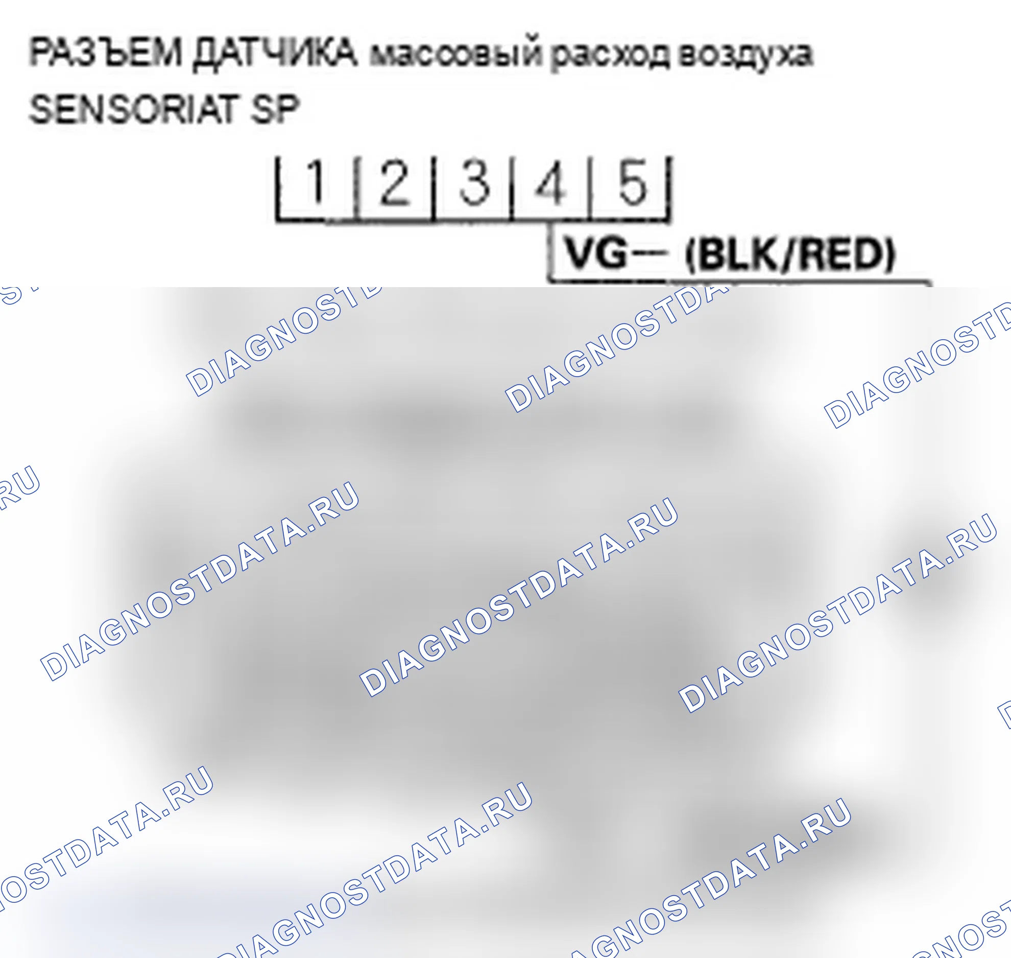 Рис. 13: P0103 расшифровка кода ошибки: высокое напряжение цепи датчика массовый расход воздуха. Acura RDX I