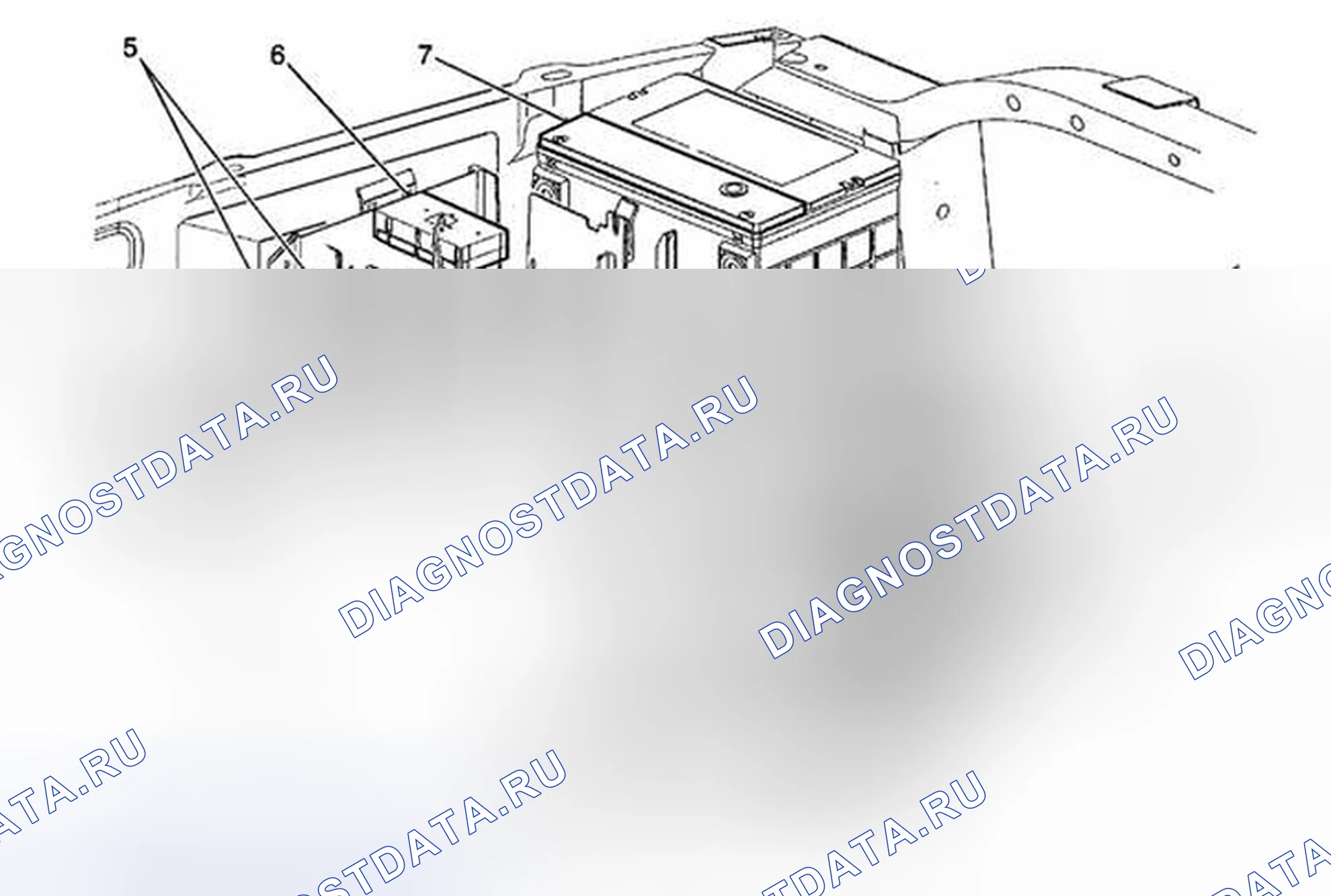 Рис. 15: Угол Lf моторного отсека. Chevrolet Cab & Chassis Silverado 3500 GMT800 early
