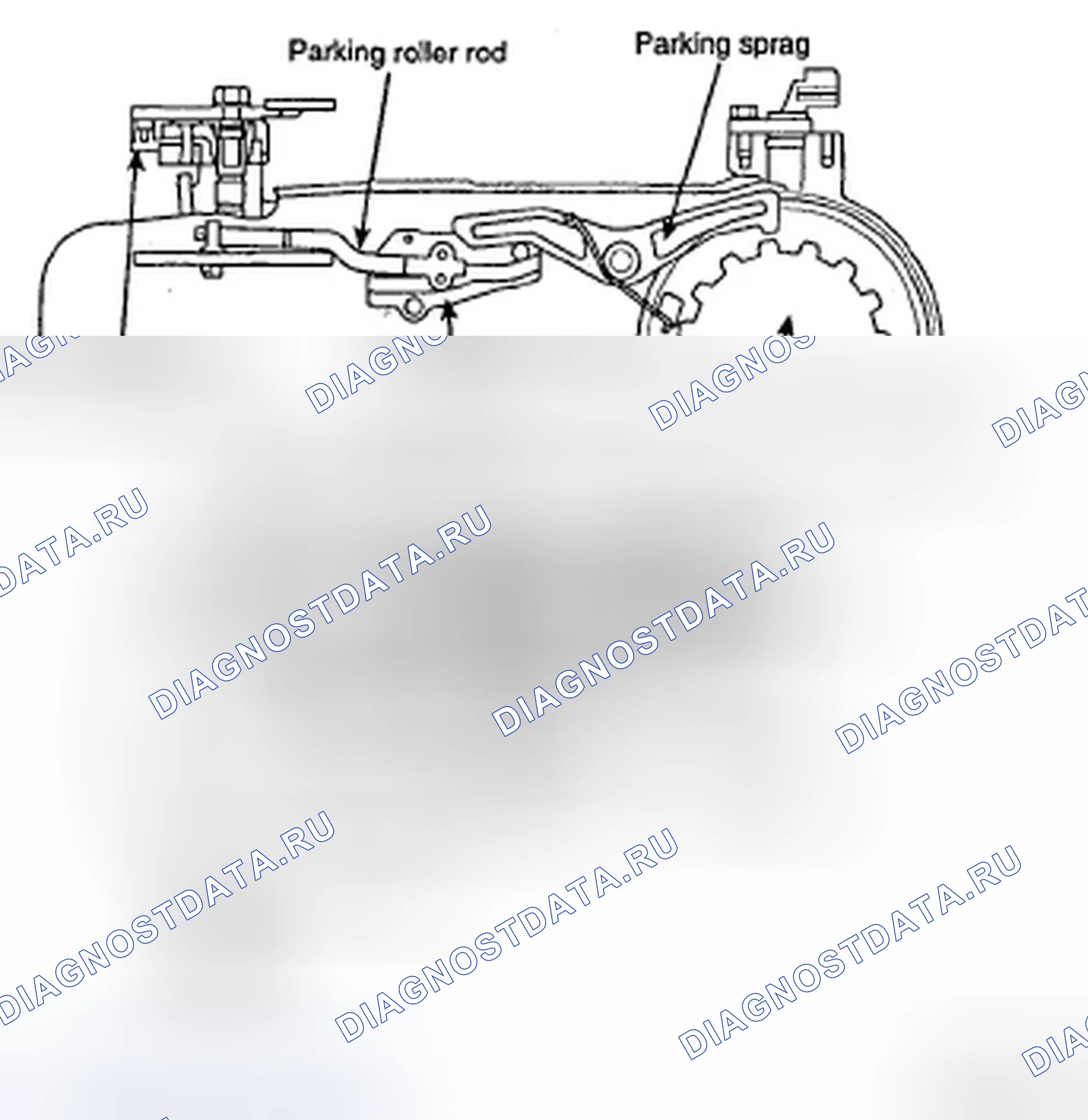 Рис. 145: ПАРКОВОЧНЫЙ МЕХАНИЗМ. Hyundai Elantra III рестайлинг
