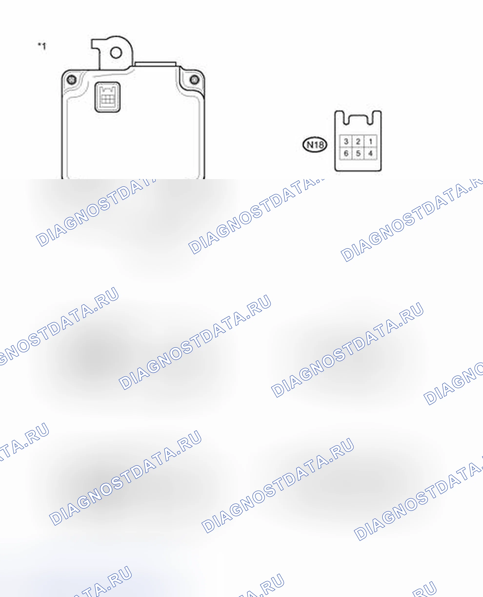 Рис. 236: КЛЕММЫ ЭБУ. Toyota Camry XV50