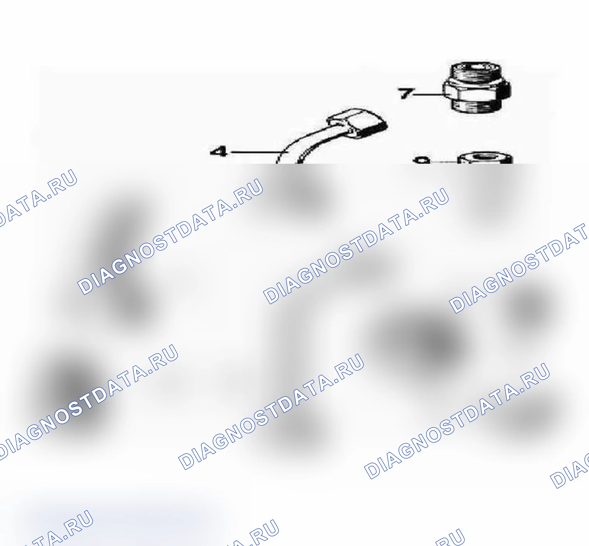Рис. 294: 24 0 020 Принадлежности для испытания масла под давлением. BMW M3 E46