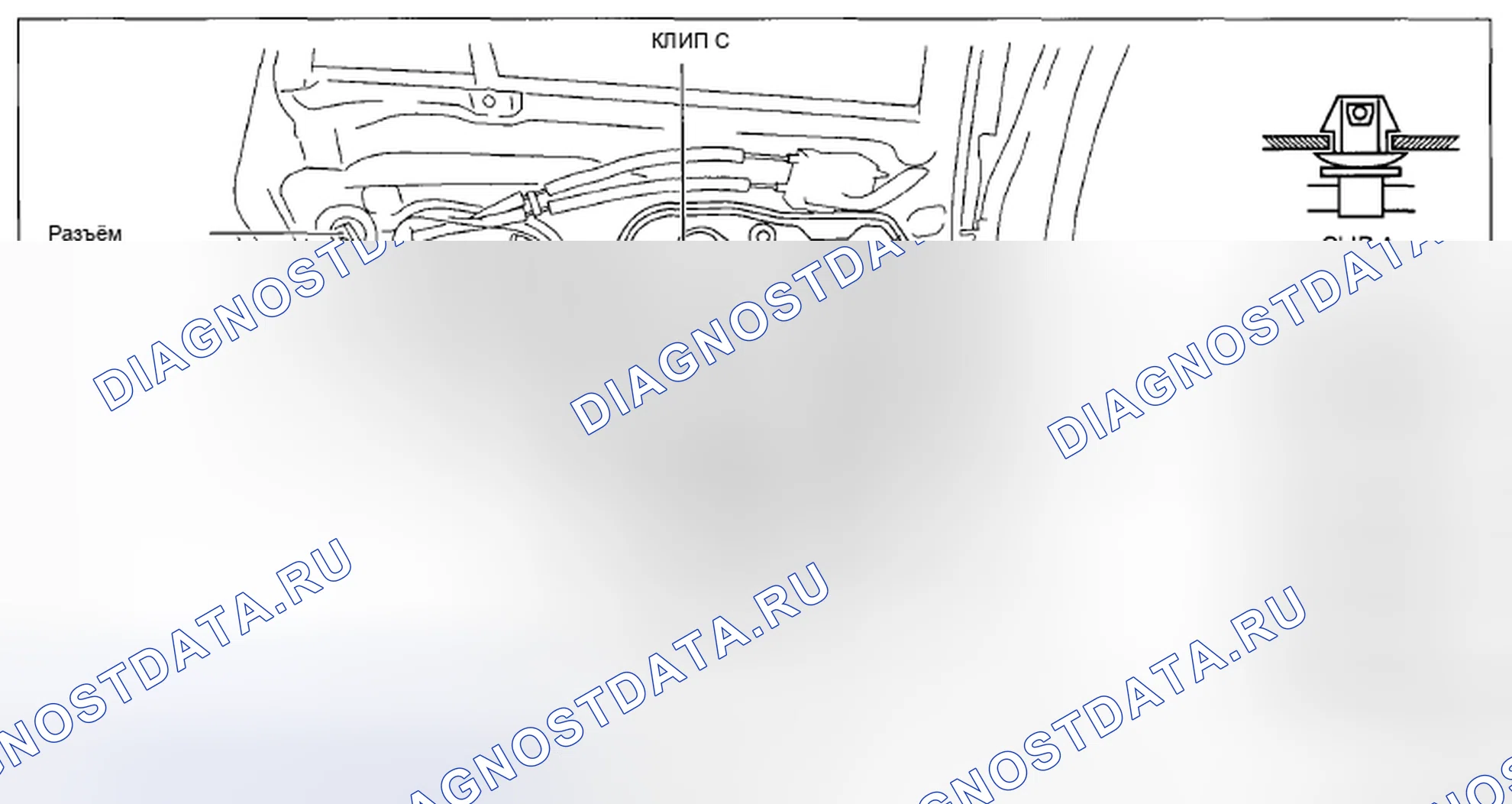 Рис. 74: ДЕМОНТАЖ / МОНТАЖ ПАНЕЛИ МОДУЛЯ ЗАДНЕЙ ДВЕРИ. Mazda CX-5 I
