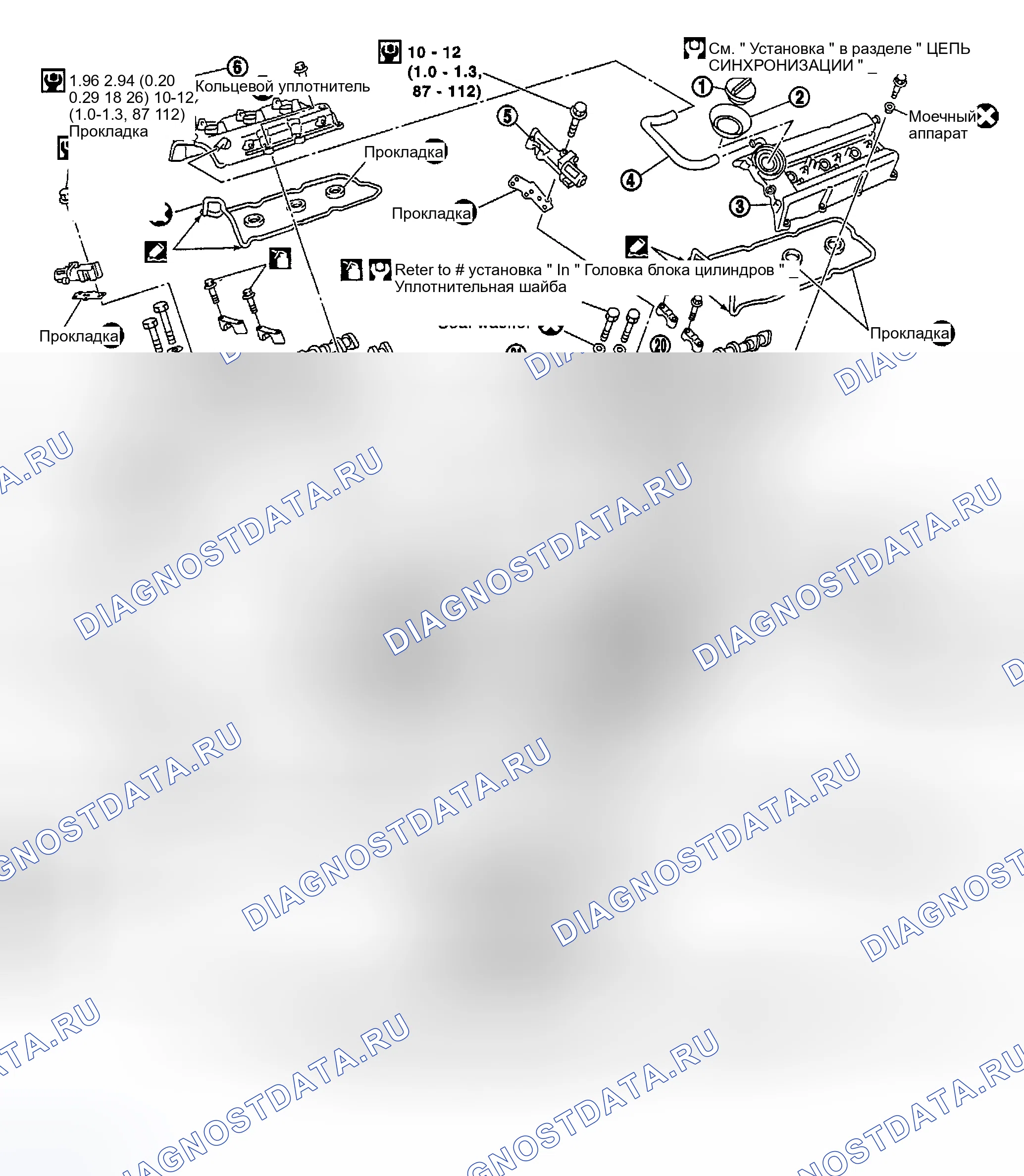 Рис. 306: ДЕМОНТАЖ И МОНТАЖ. Nissan Altima L31