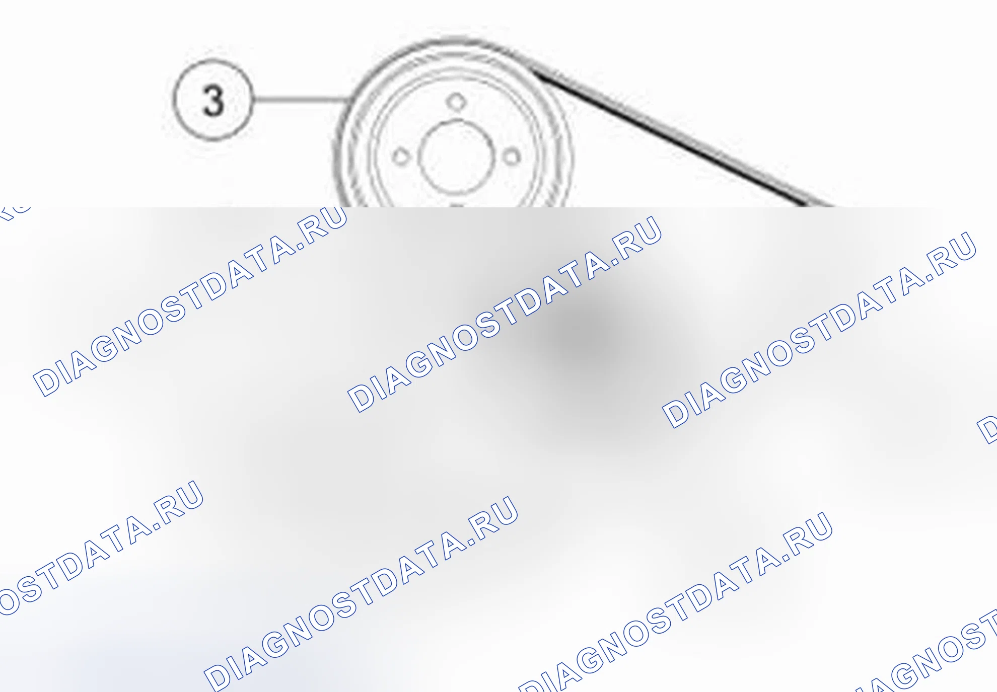 Рис. 1: 3.7L Передний привод (FEAD). Ford Mustang V рестайлинг 2