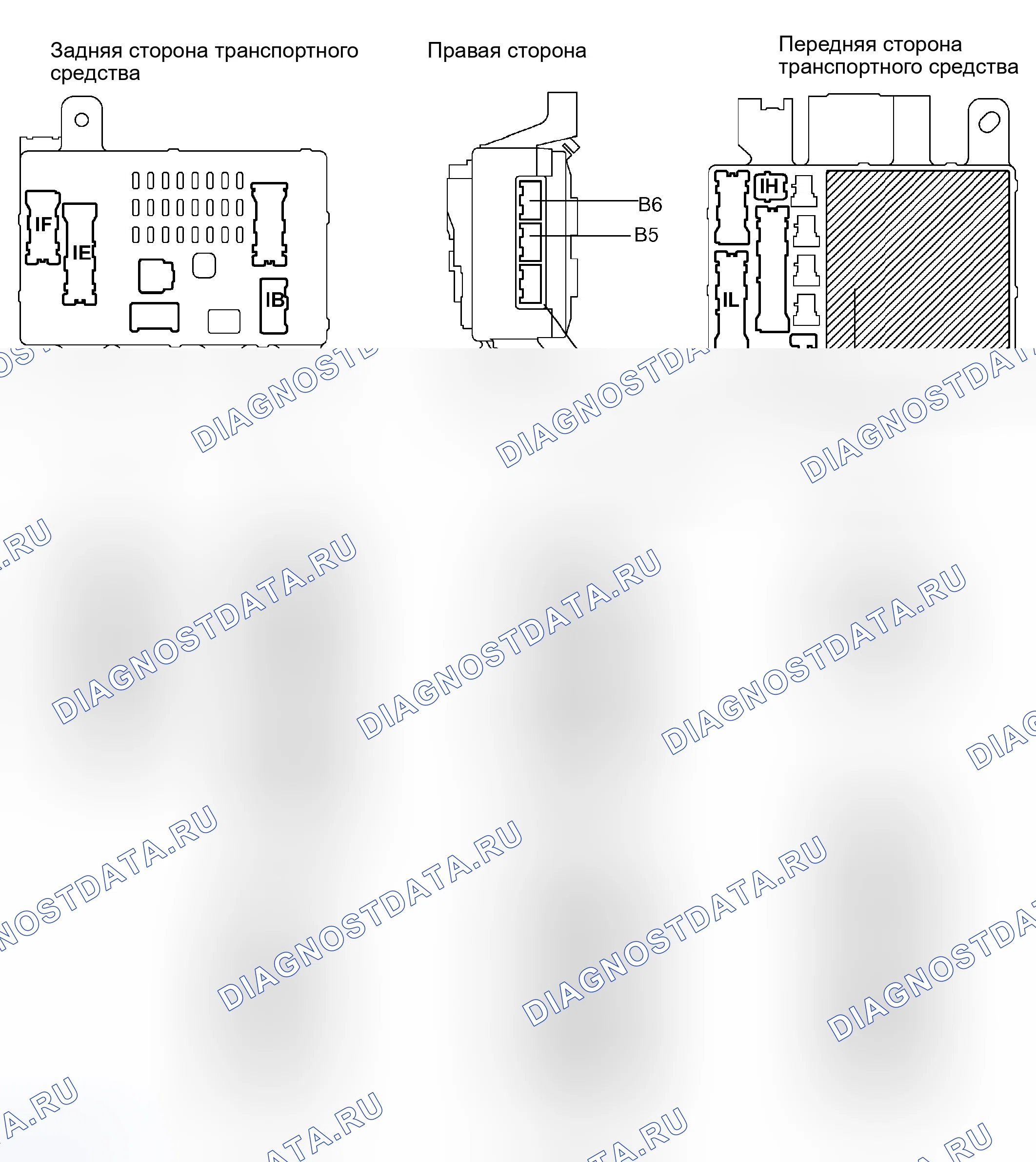 Рис. 22: КЛЕММЫ ЭБУ. Toyota 4Runner IV