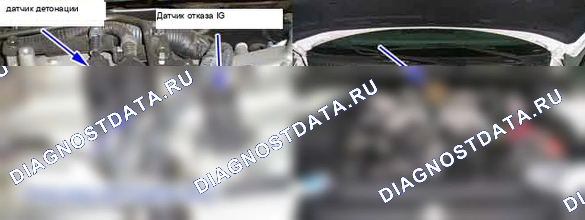 P0325: цепь датчика детонации 1 (Банк 1 или одиночный датчик). Kia Sorento BL