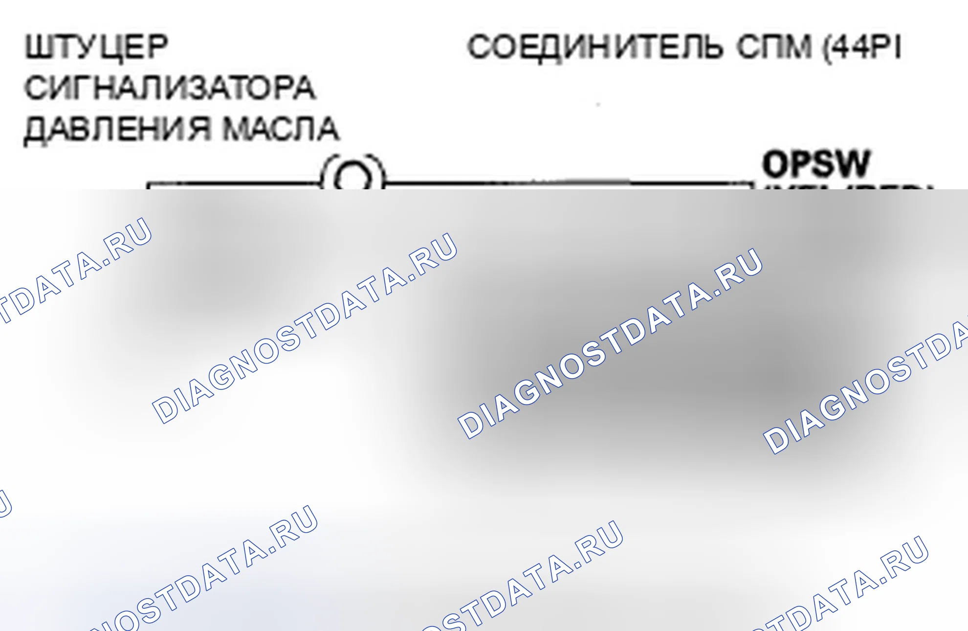 Рис. 83: Устранение неполадок в цепи индикатора низкого давления масла (разомкнуто). Honda Civic VIII рестайлинг