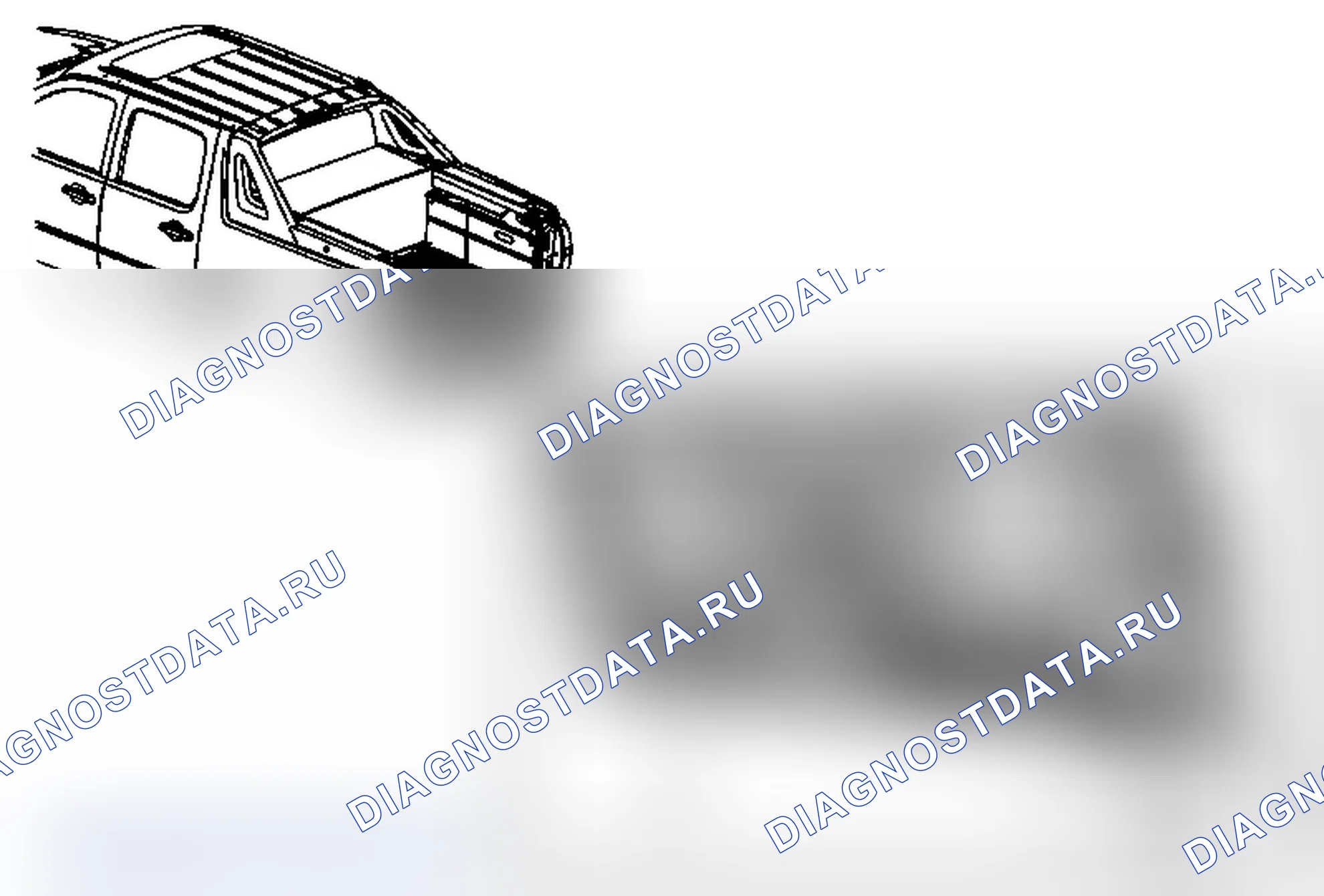 Рис. 2: Замена концевых ворот (лавина/эскалада EXT). Chevrolet Tahoe III