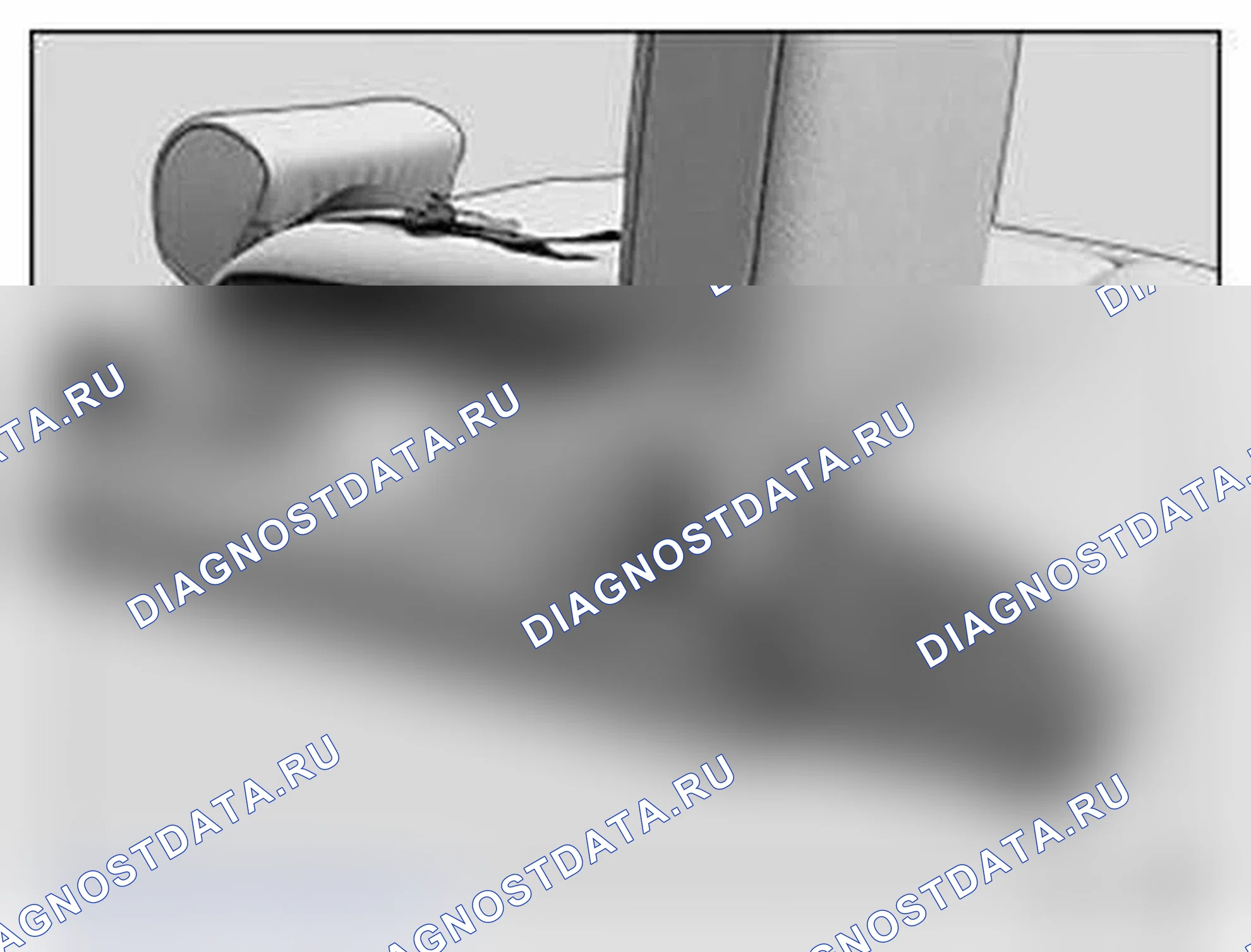Рис. 302: 52 26 030 Снятие и установка/замена подлокотника спинки заднего сиденья. BMW X6 M E71 рестайлинг