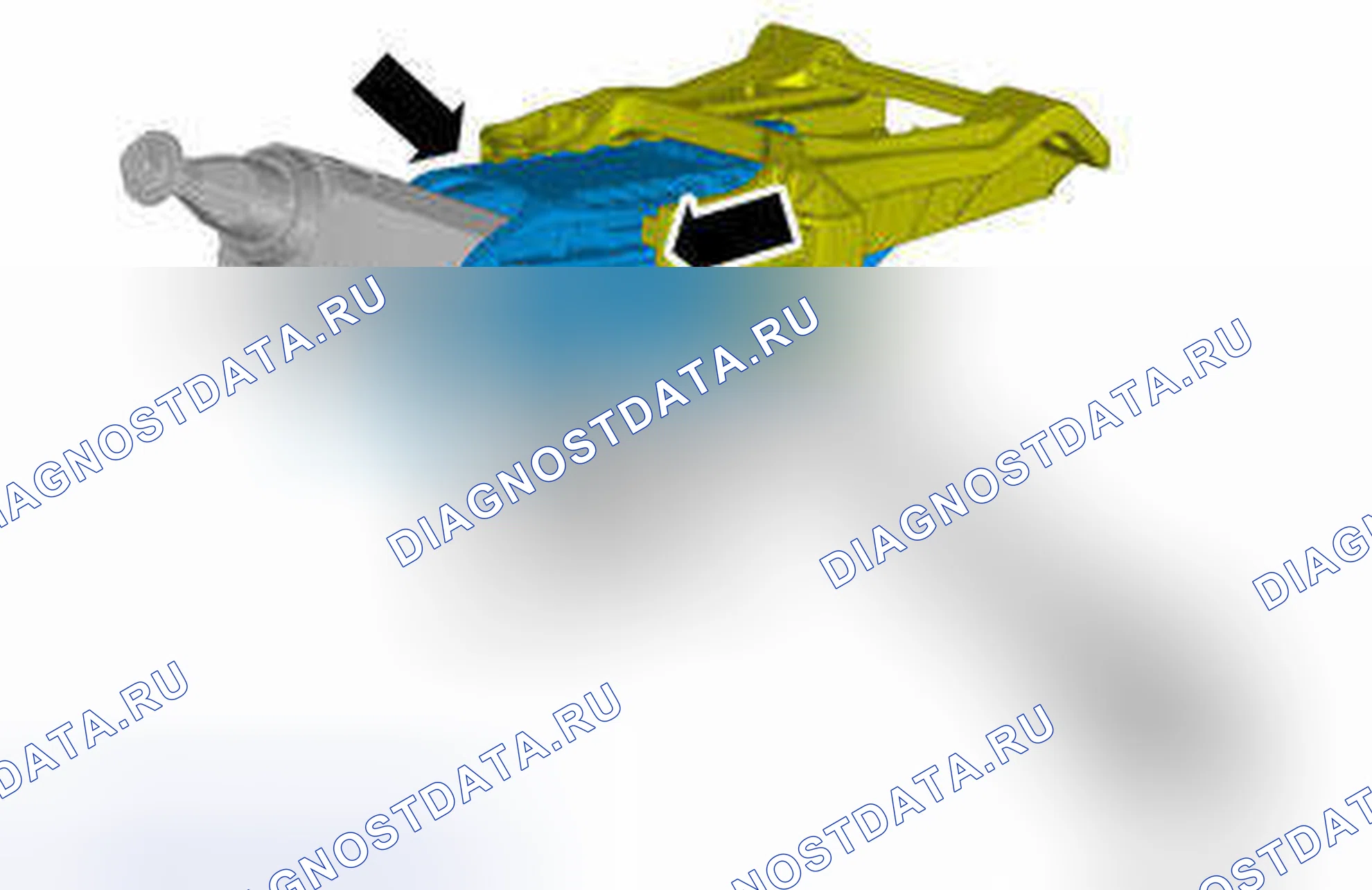 Рис. 93: ПРОВЕРКА рулевого управления. Volvo S40 II рестайлинг