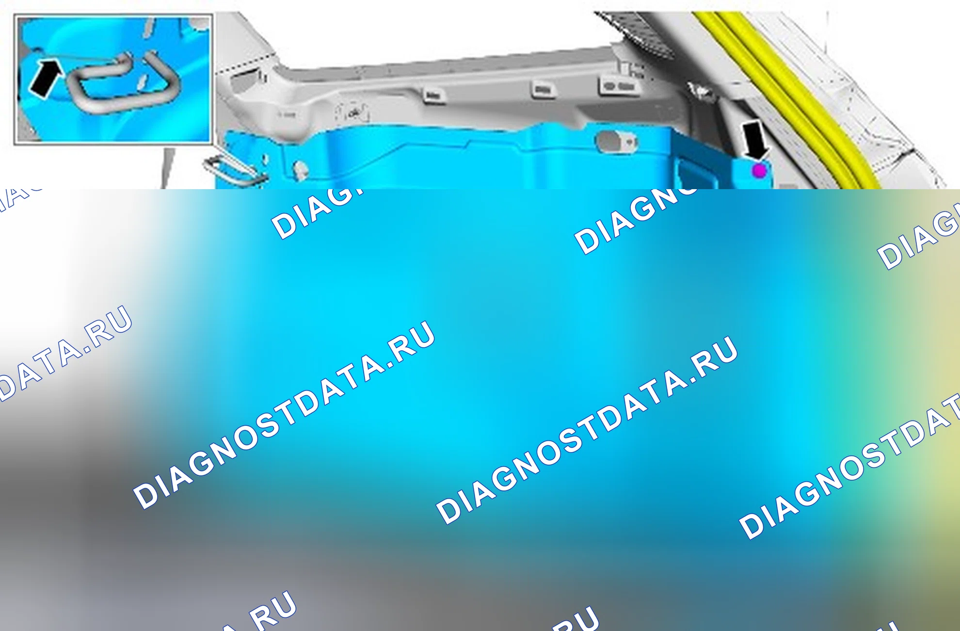 Как снять и установить панель отделки грузового отсека. Ford Mondeo IV