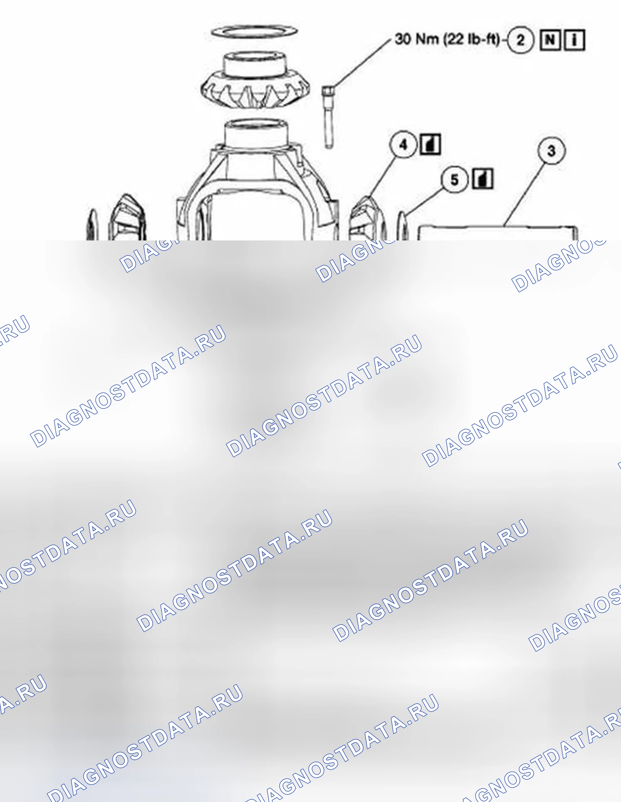 Рис. 1357: Разборка и сборка. Ford Pickup F150 