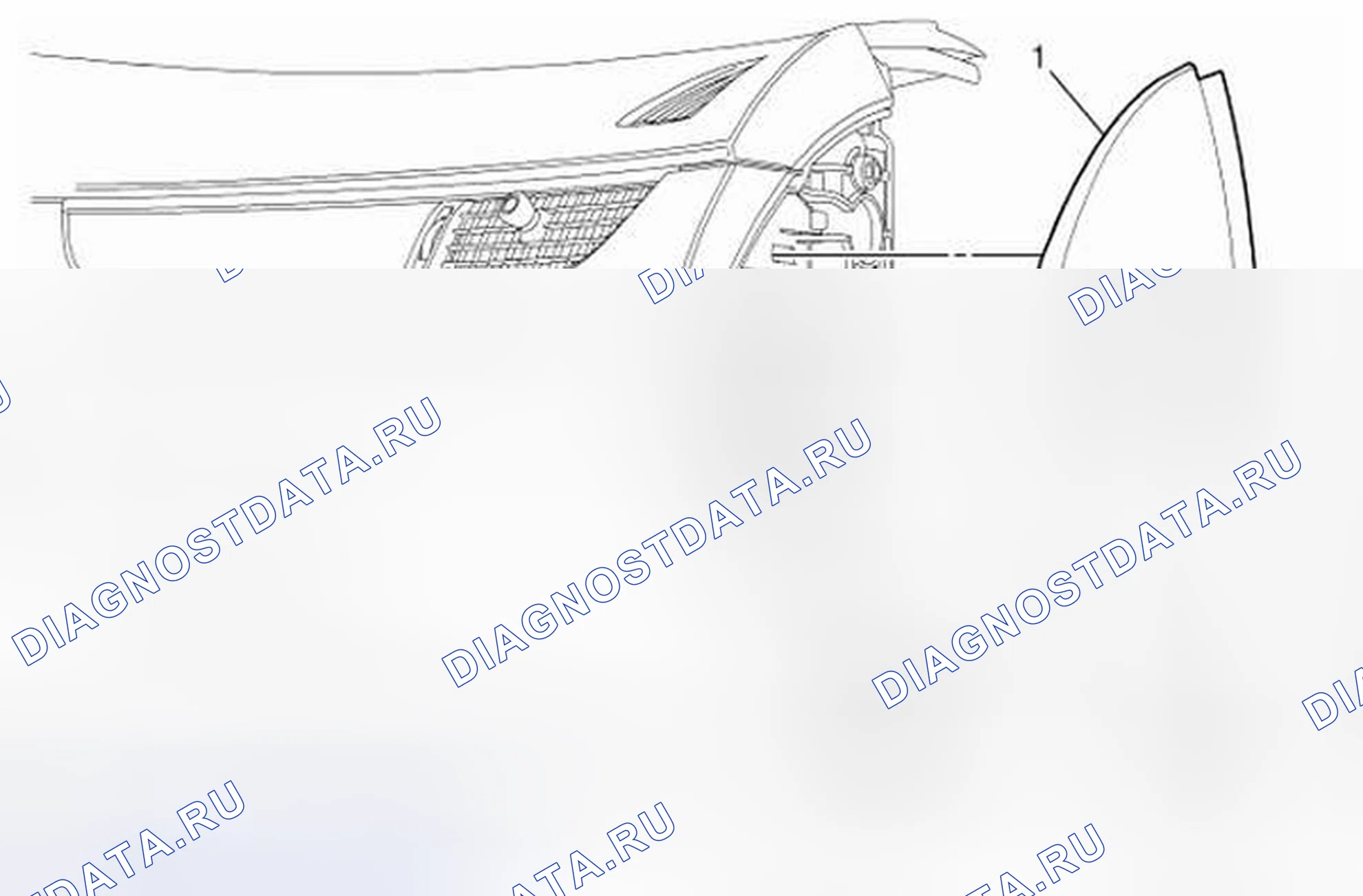 Рис. 58: Замена внешней отделочной крышки приборной панели - правая сторона. Kia Picanto III рестайлинг