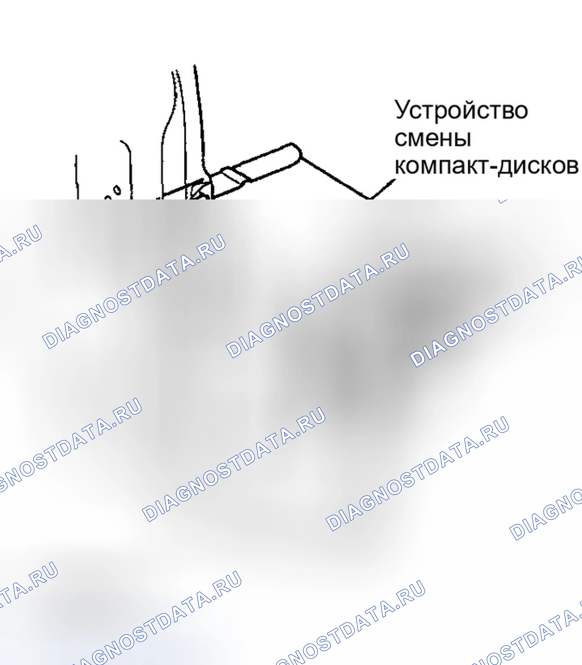 Рис. 7: АВТОМАТИЧЕСКИЙ ПЕРЕКЛЮЧАТЕЛЬ КОМПАКТ-ДИСКОВ. Hyundai Tiburon II рестайлинг