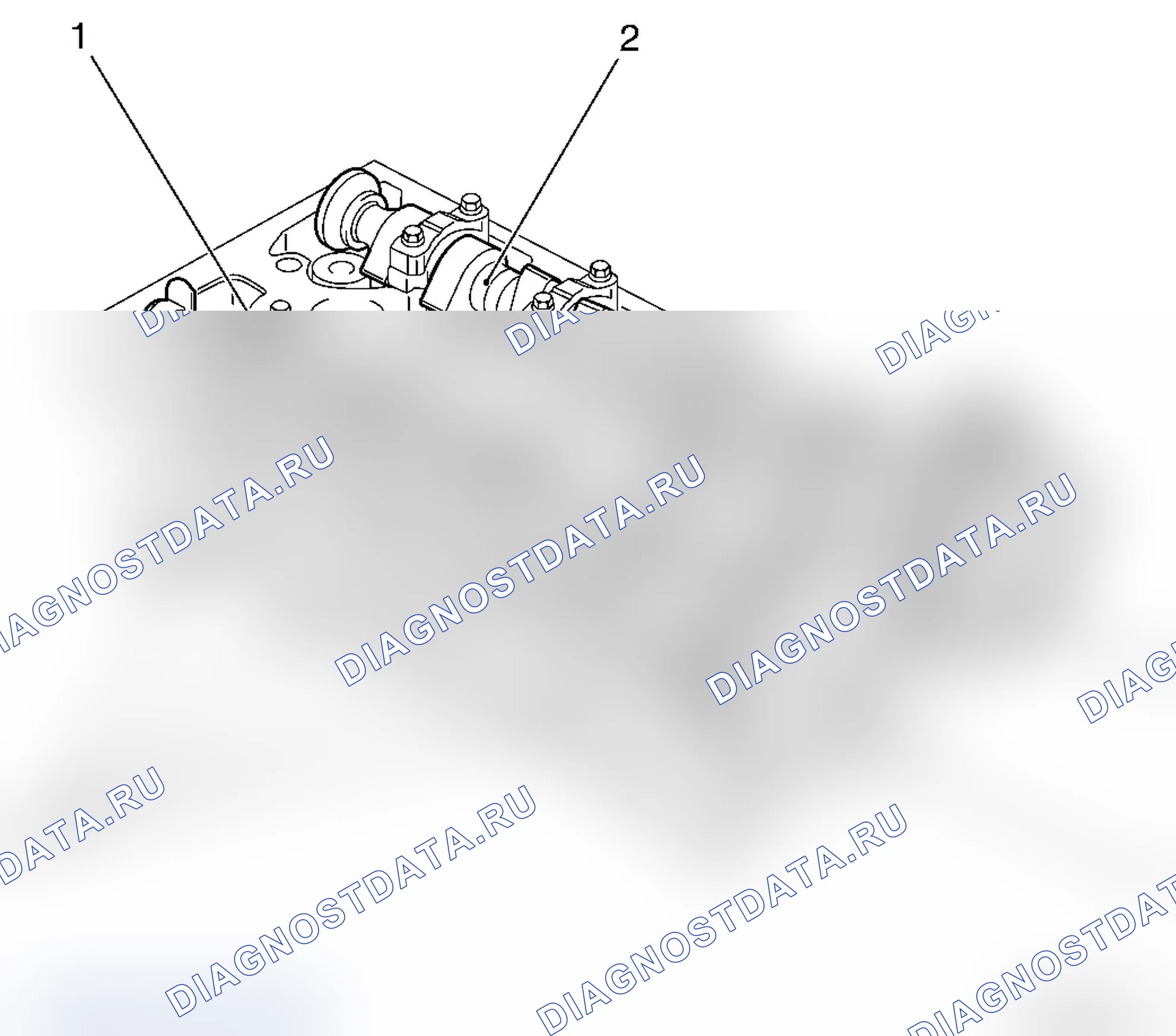 Головка цилиндров - бензиновый двигатель Z 18 XER DOHC-I. Opel Zafira B