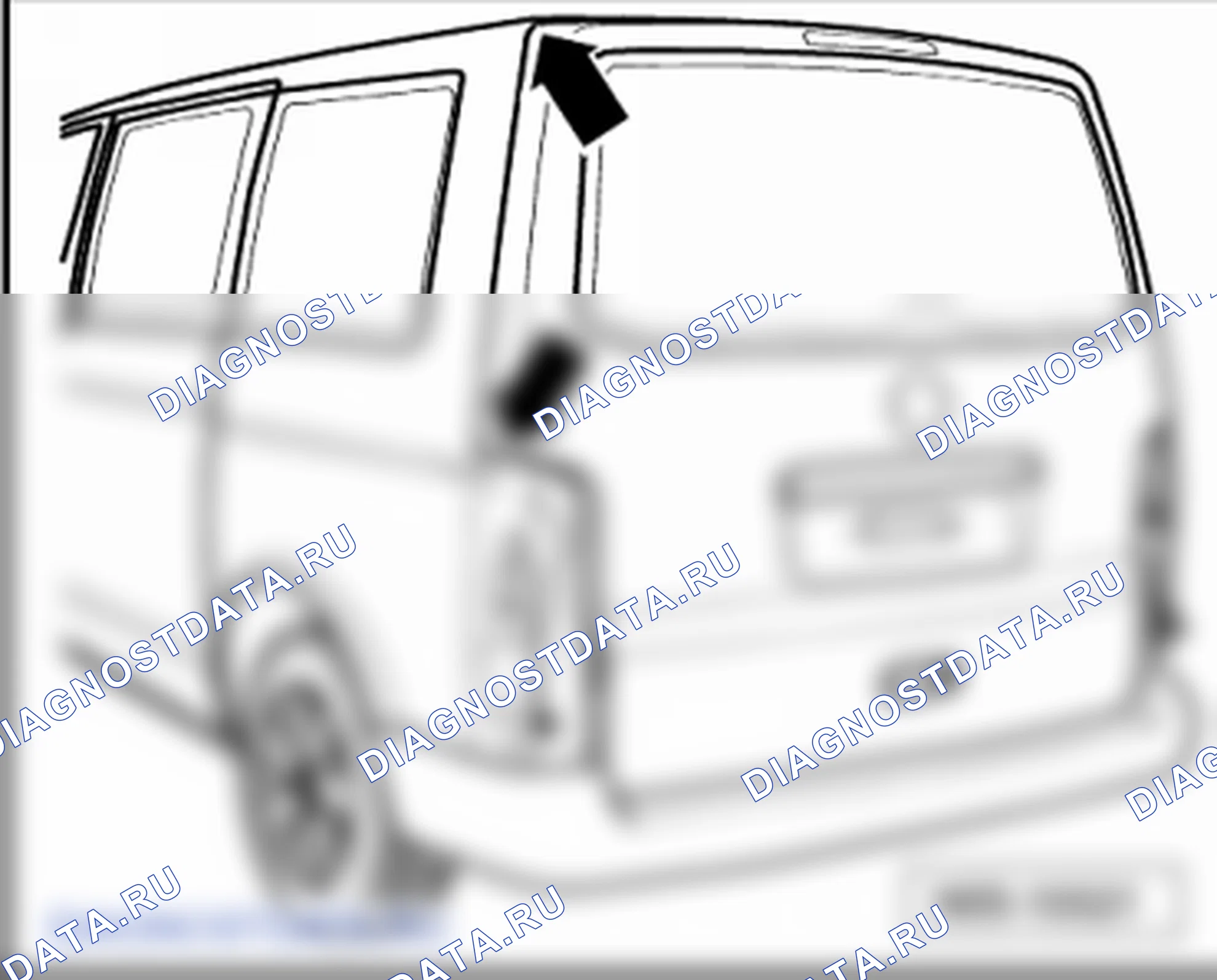 Дверь багажного отсека. Volkswagen Transporter T5